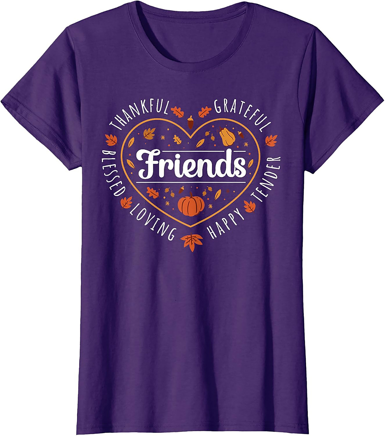 Thanksgiving Friends Graphic Tee | Blessed Grateful Fall Shirt