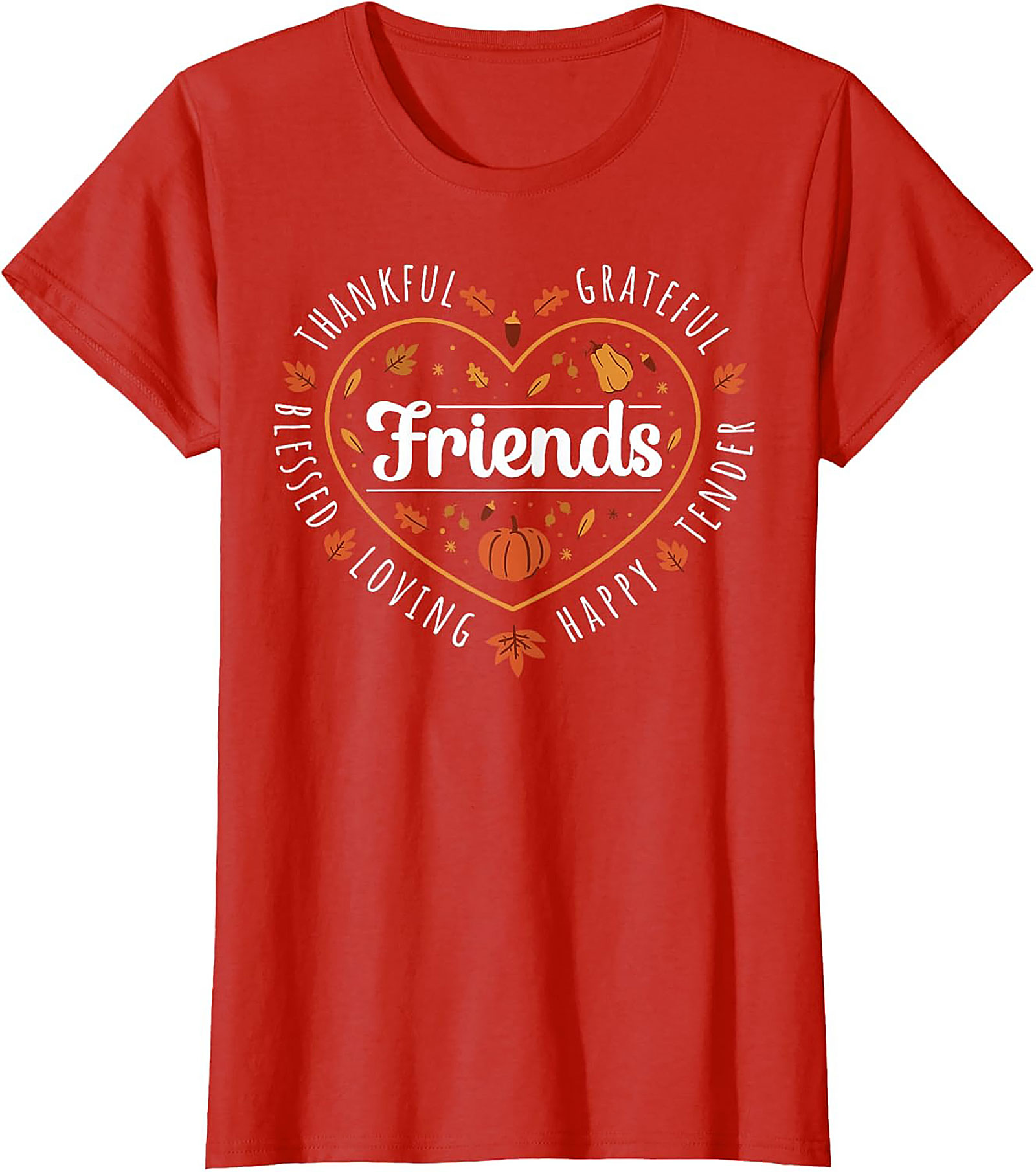 Thanksgiving Friends Graphic Tee | Blessed Grateful Fall Shirt