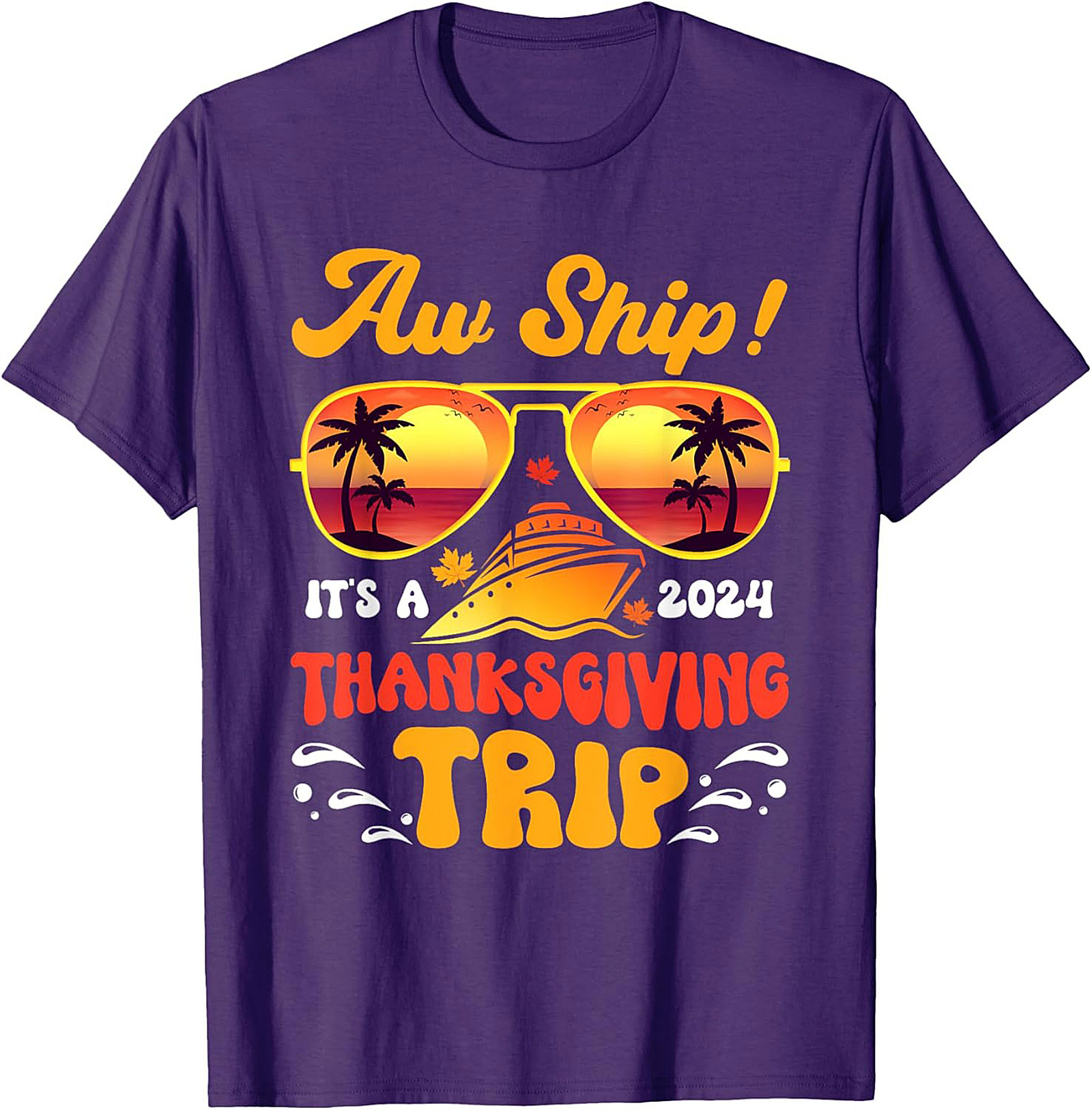 Funny Thanksgiving Cruise T-shirt 2024 | Trip Tee