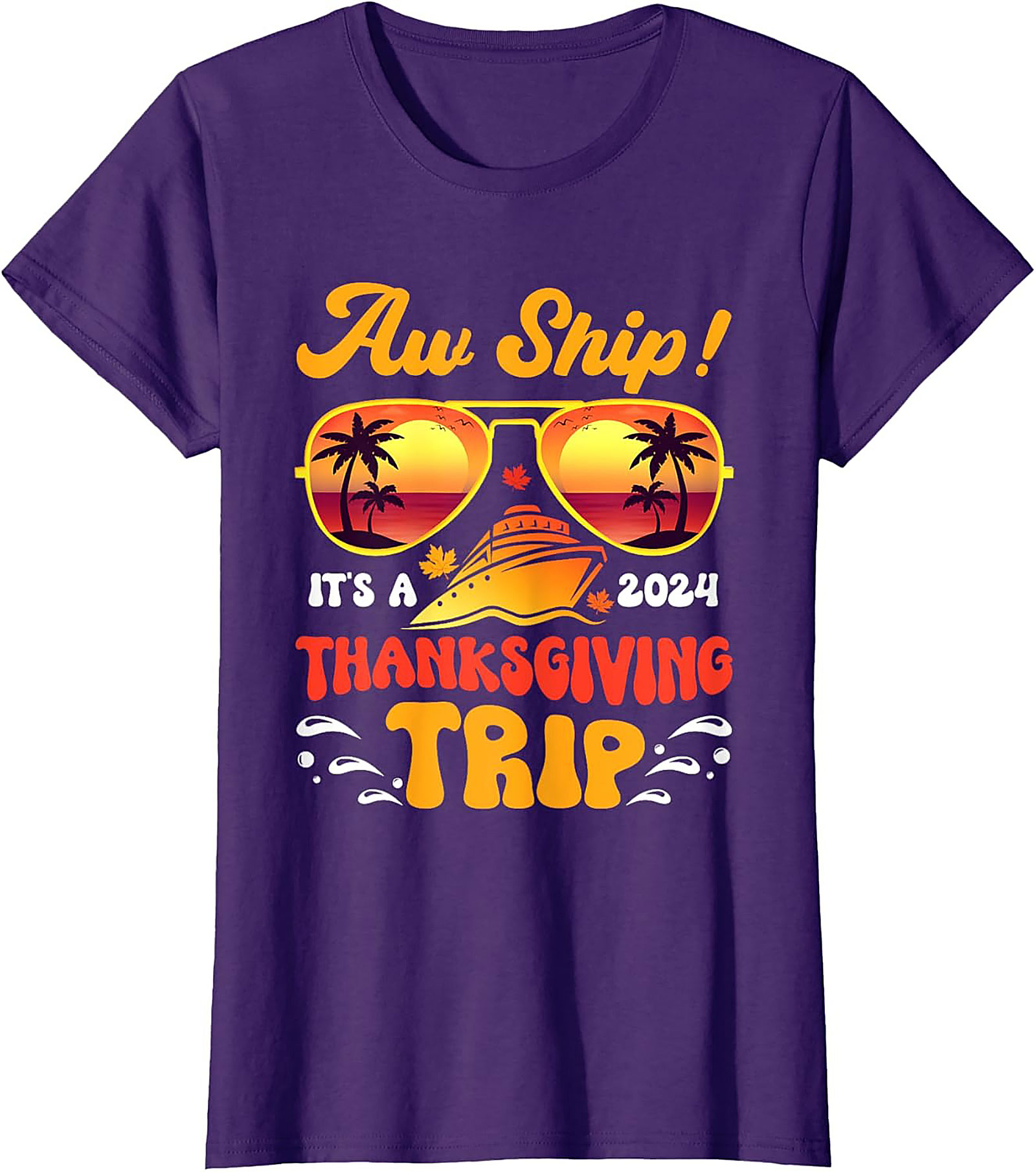 Funny Thanksgiving Cruise T-shirt 2024 | Trip Tee