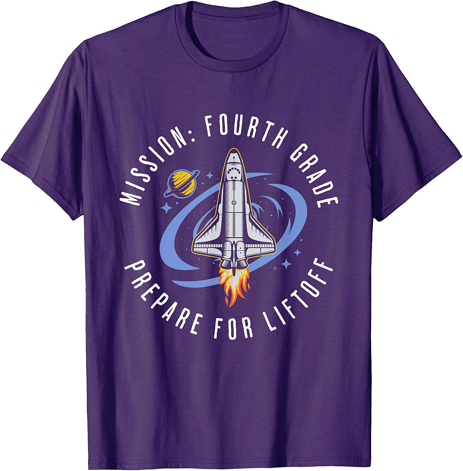 MISSION: FOURTH GRADE PREPARE FOR LIFTOFF GRAPHIC TEE