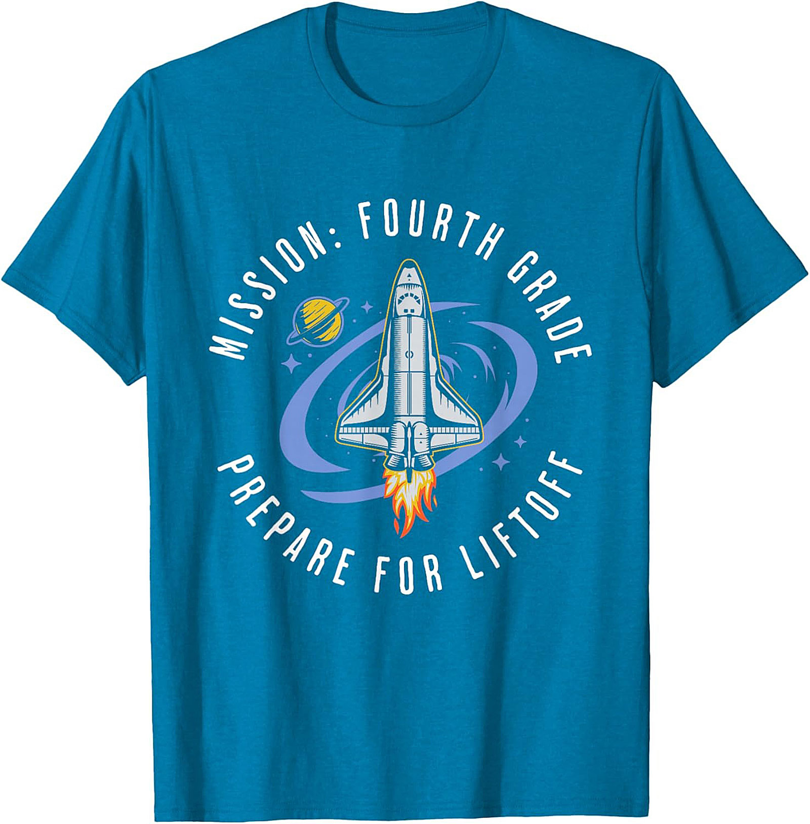 MISSION: FOURTH GRADE PREPARE FOR LIFTOFF GRAPHIC TEE