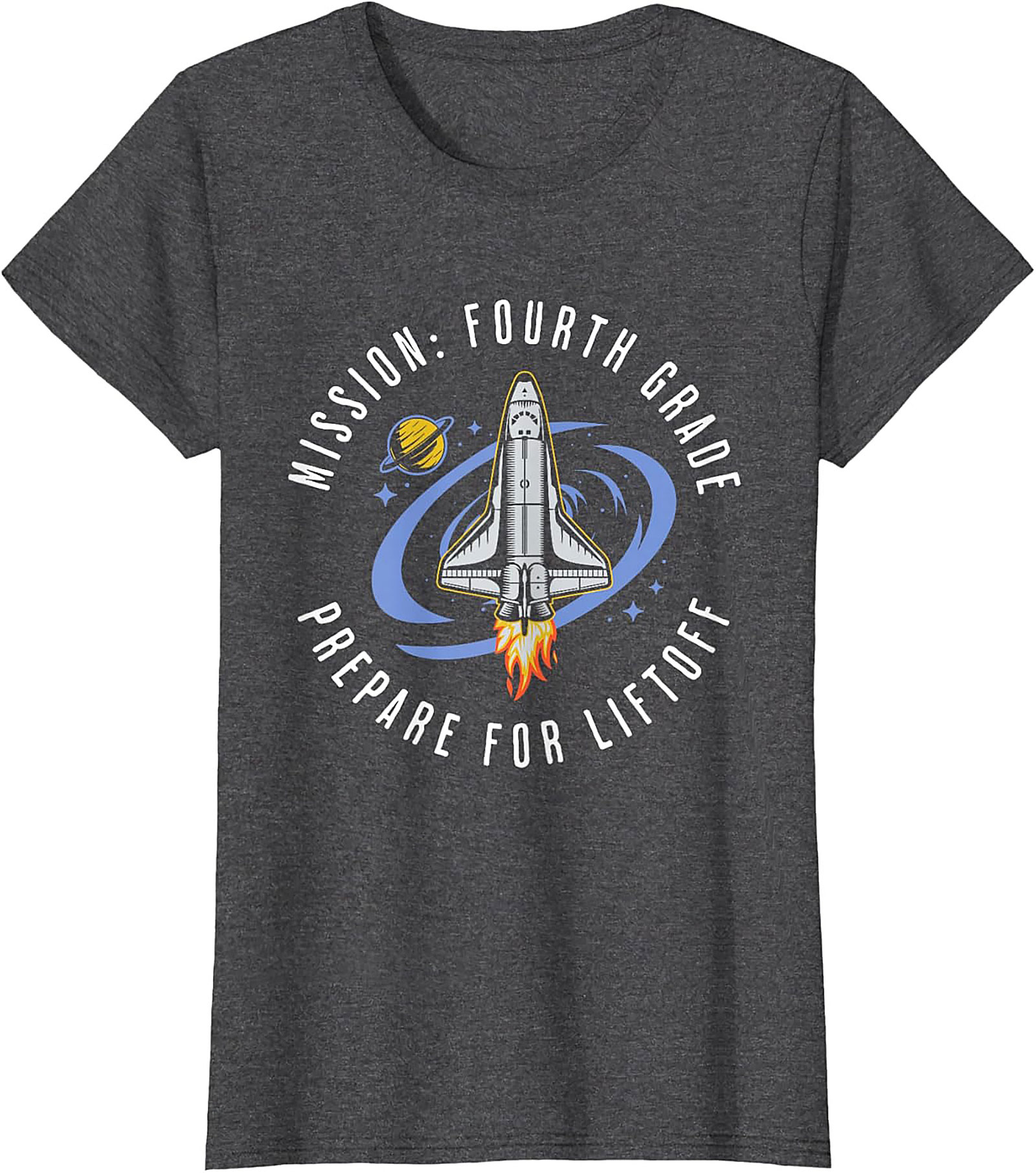 MISSION: FOURTH GRADE PREPARE FOR LIFTOFF GRAPHIC TEE