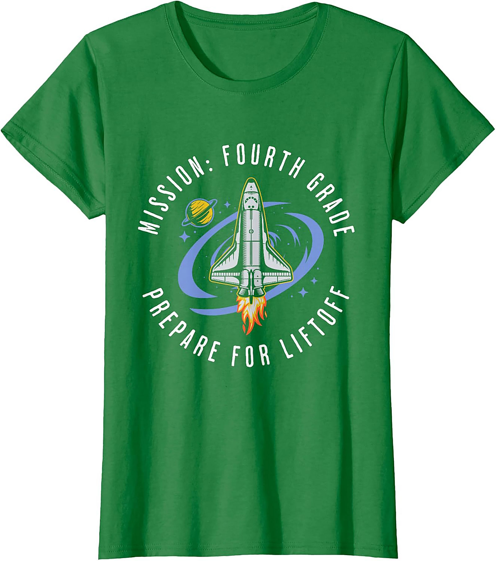 MISSION: FOURTH GRADE PREPARE FOR LIFTOFF GRAPHIC TEE