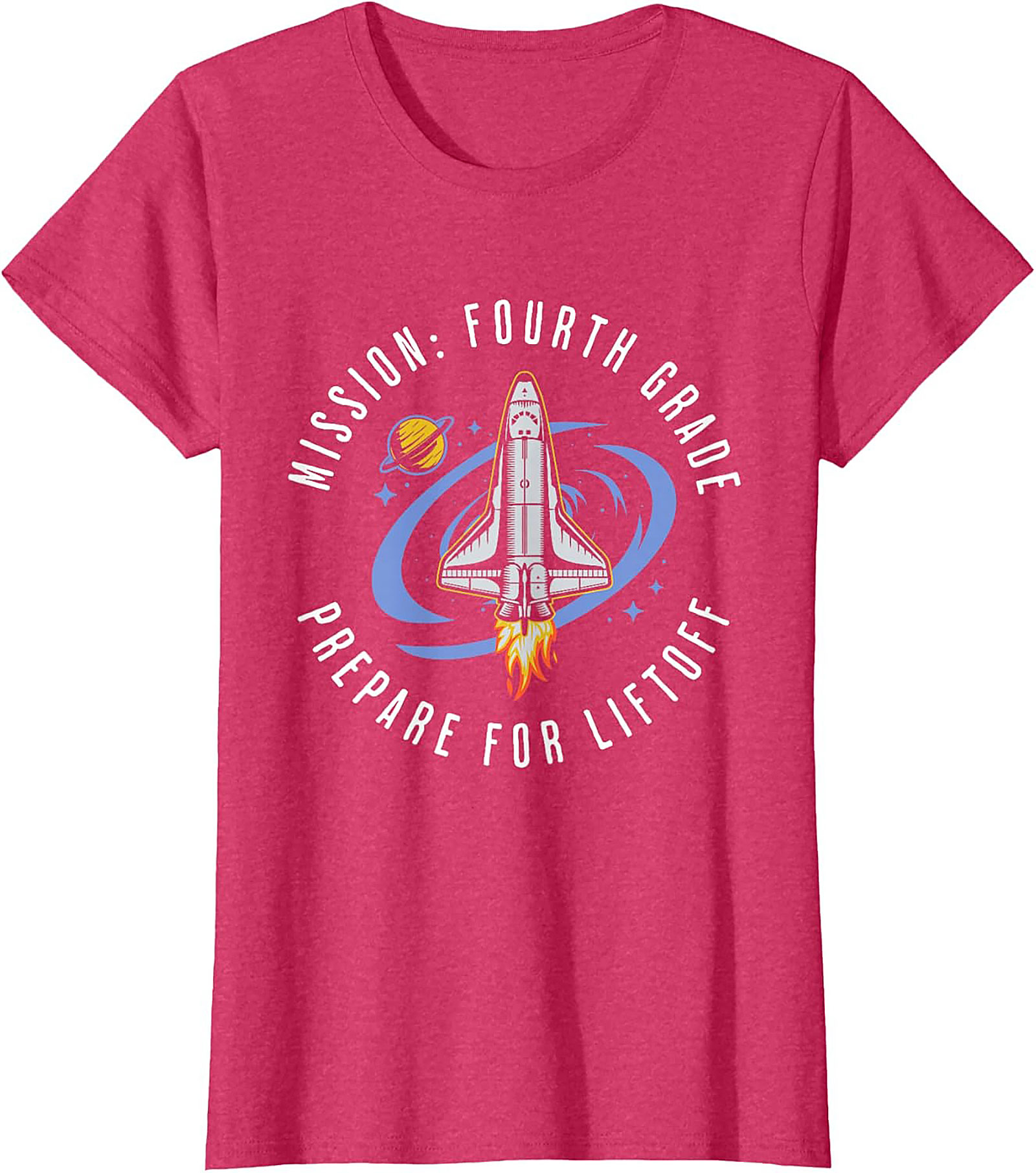 MISSION: FOURTH GRADE PREPARE FOR LIFTOFF GRAPHIC TEE
