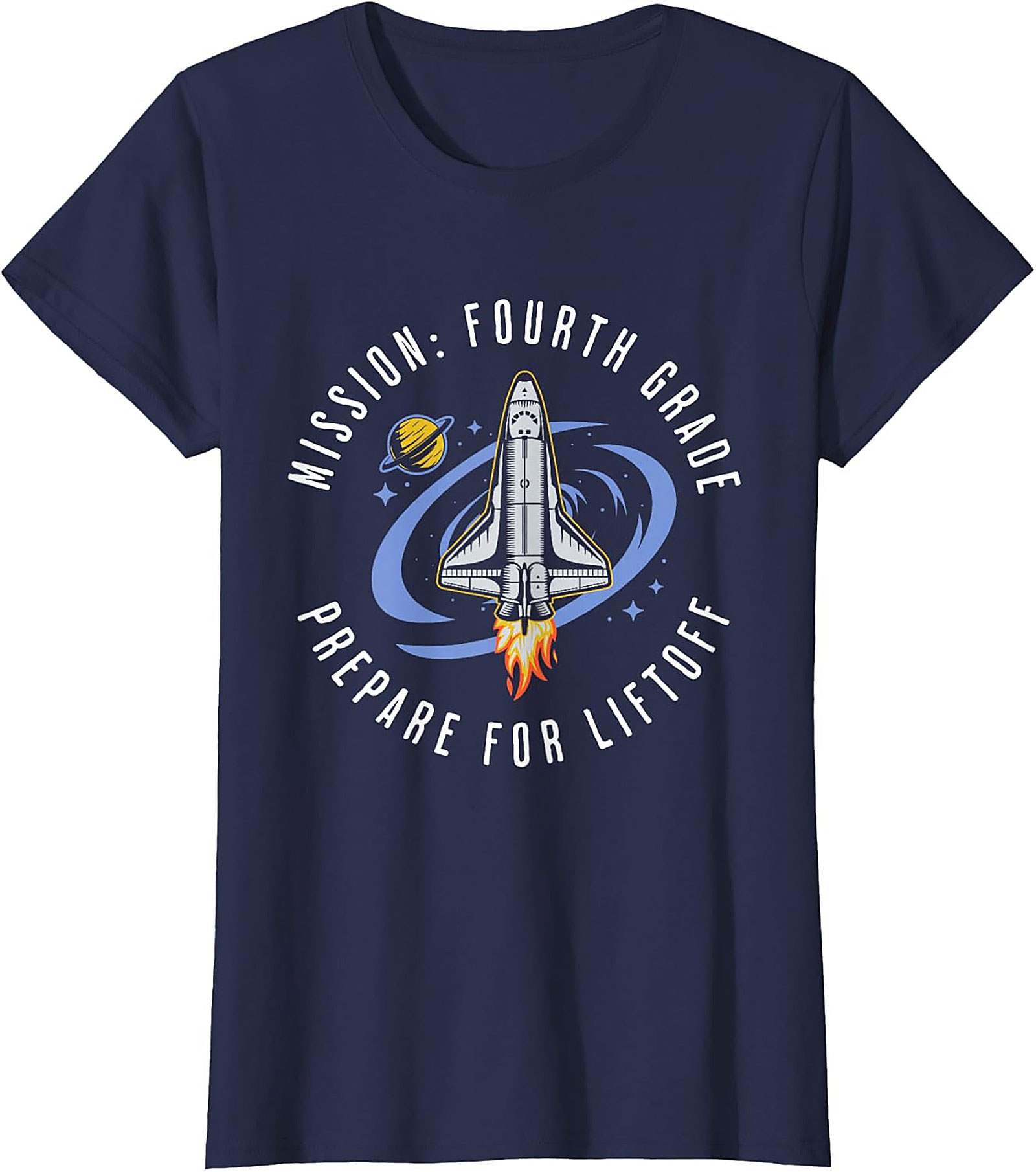 MISSION: FOURTH GRADE PREPARE FOR LIFTOFF GRAPHIC TEE