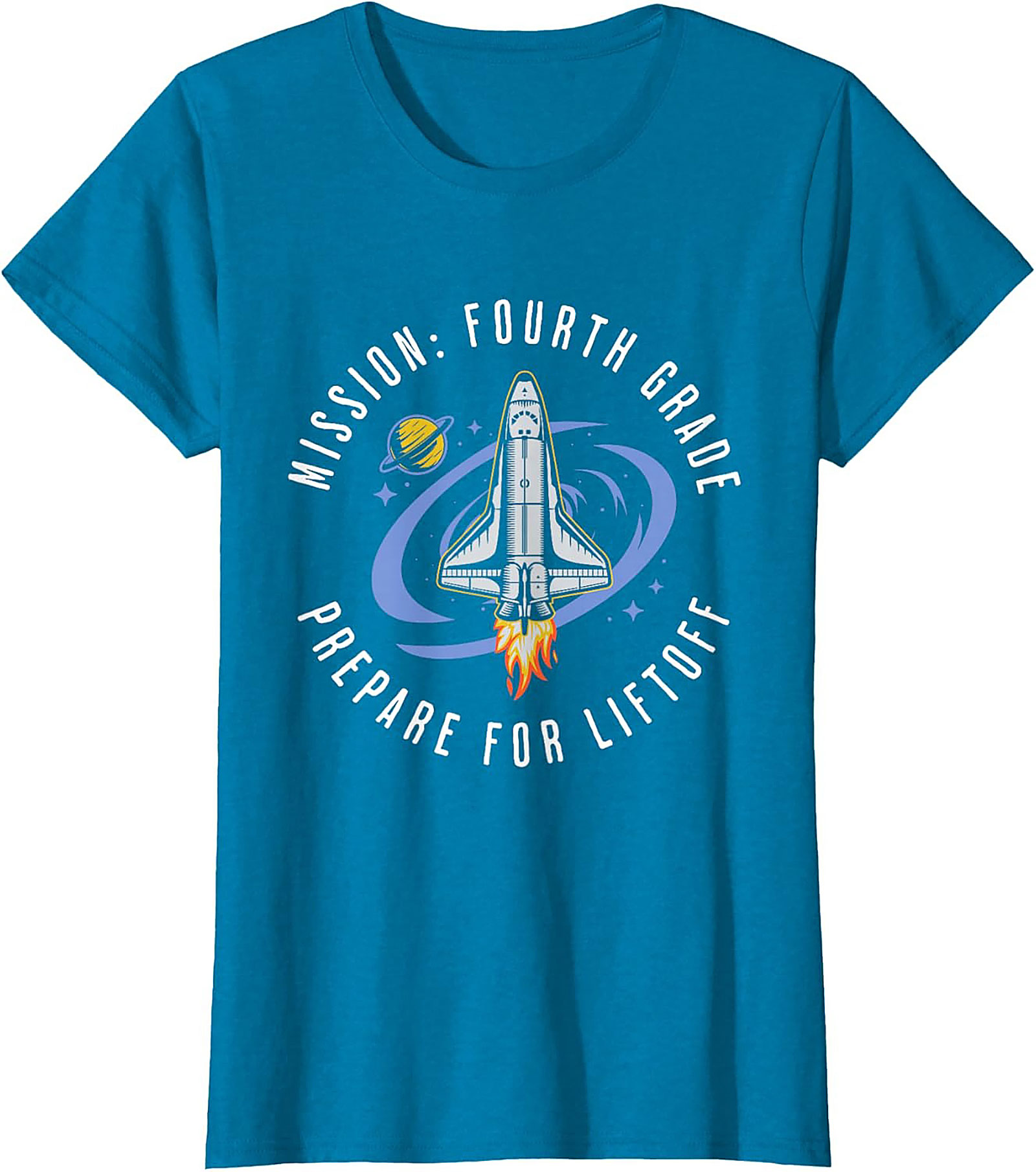 MISSION: FOURTH GRADE PREPARE FOR LIFTOFF GRAPHIC TEE