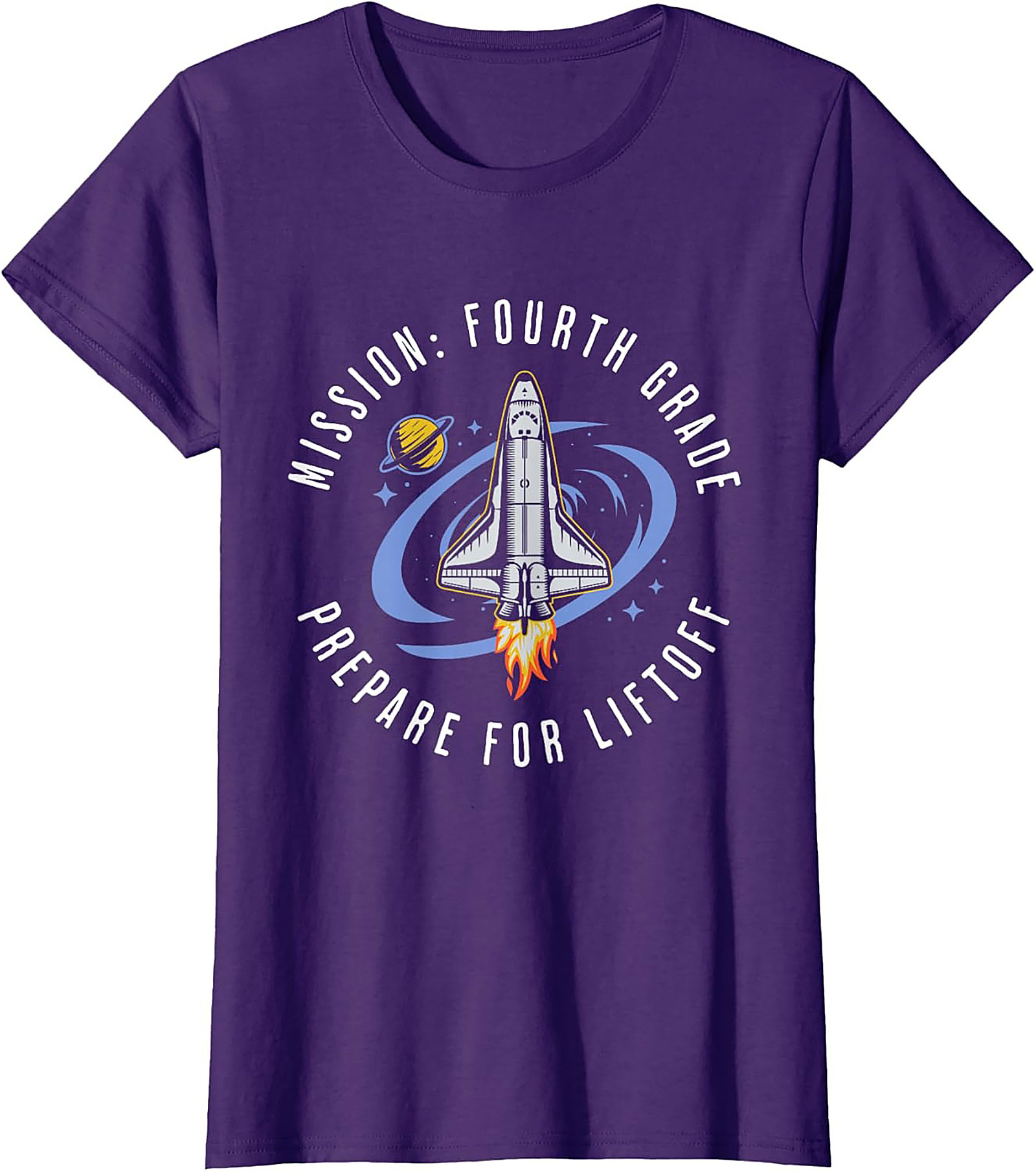 MISSION: FOURTH GRADE PREPARE FOR LIFTOFF GRAPHIC TEE