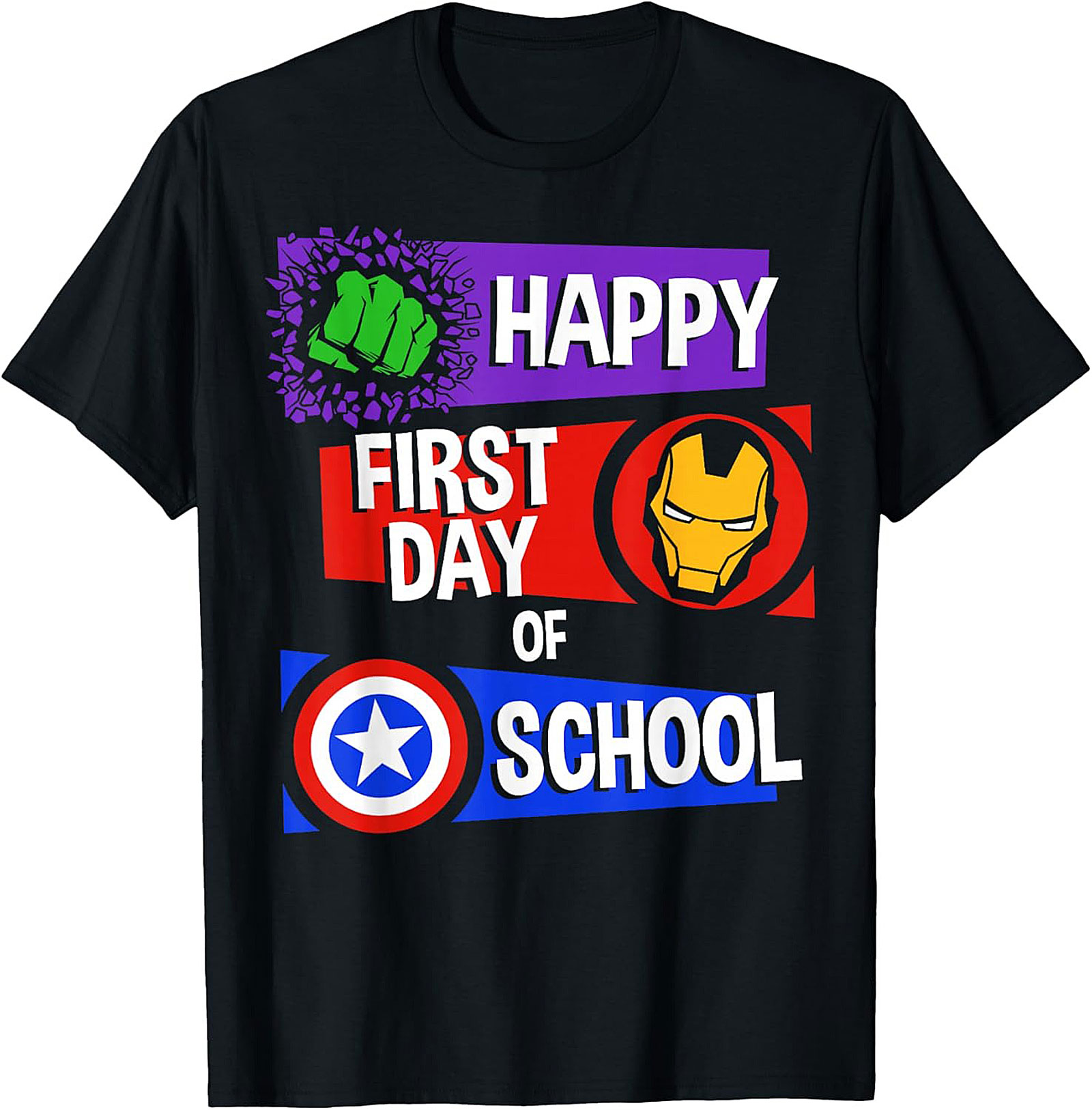 Superhero First Day of School T-shirt | Funny Back to School Graphic Tee