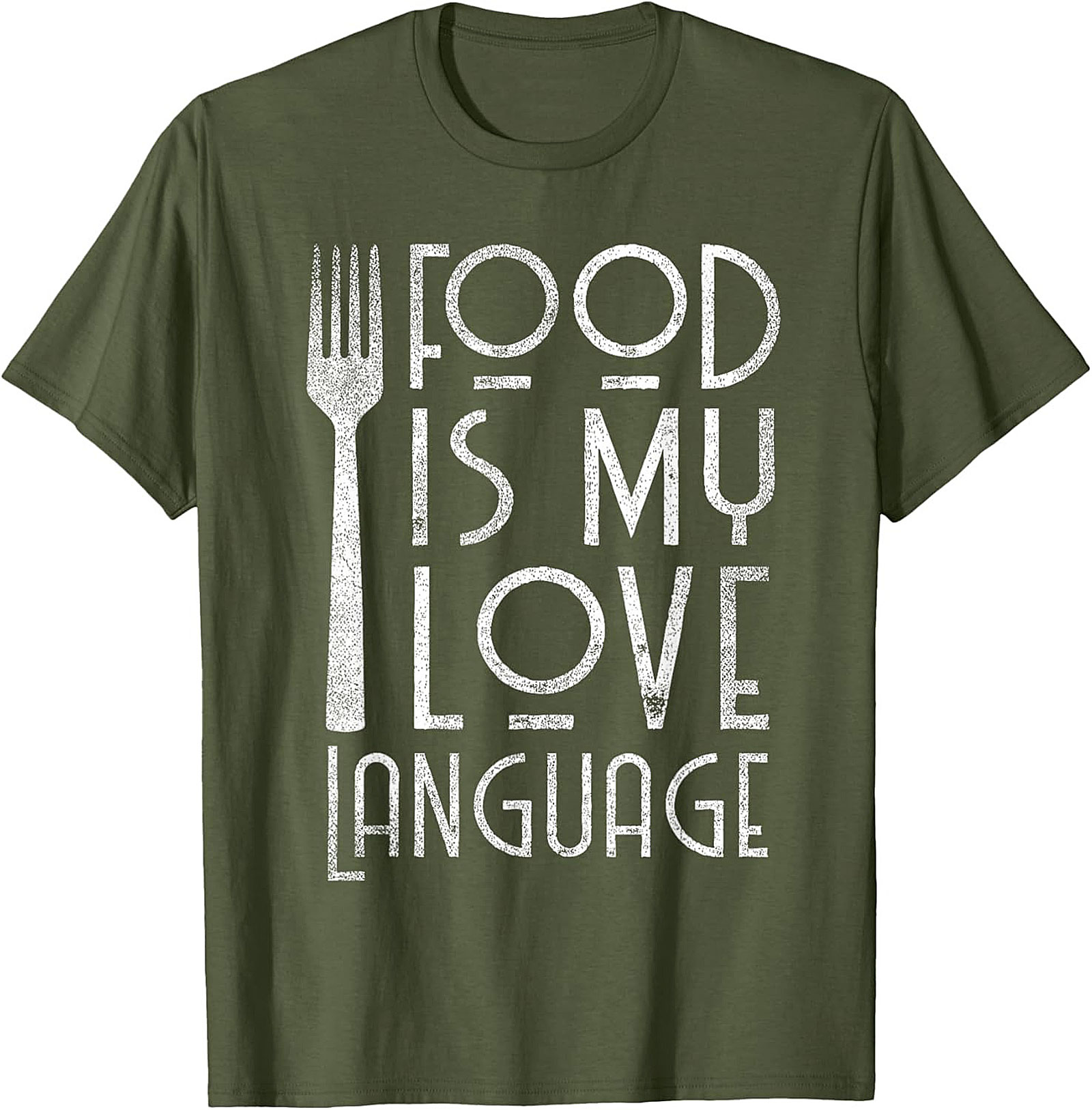 Food Is My Love Language T-Shirt  Funny Foodie Tee