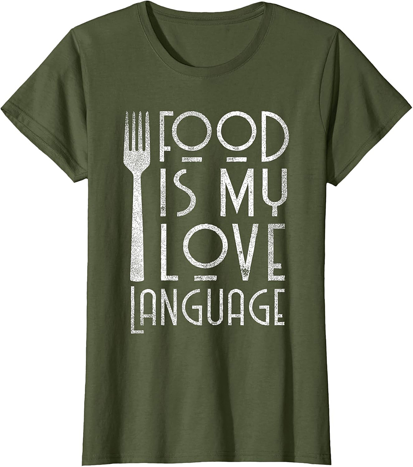 Food Is My Love Language T-Shirt  Funny Foodie Tee