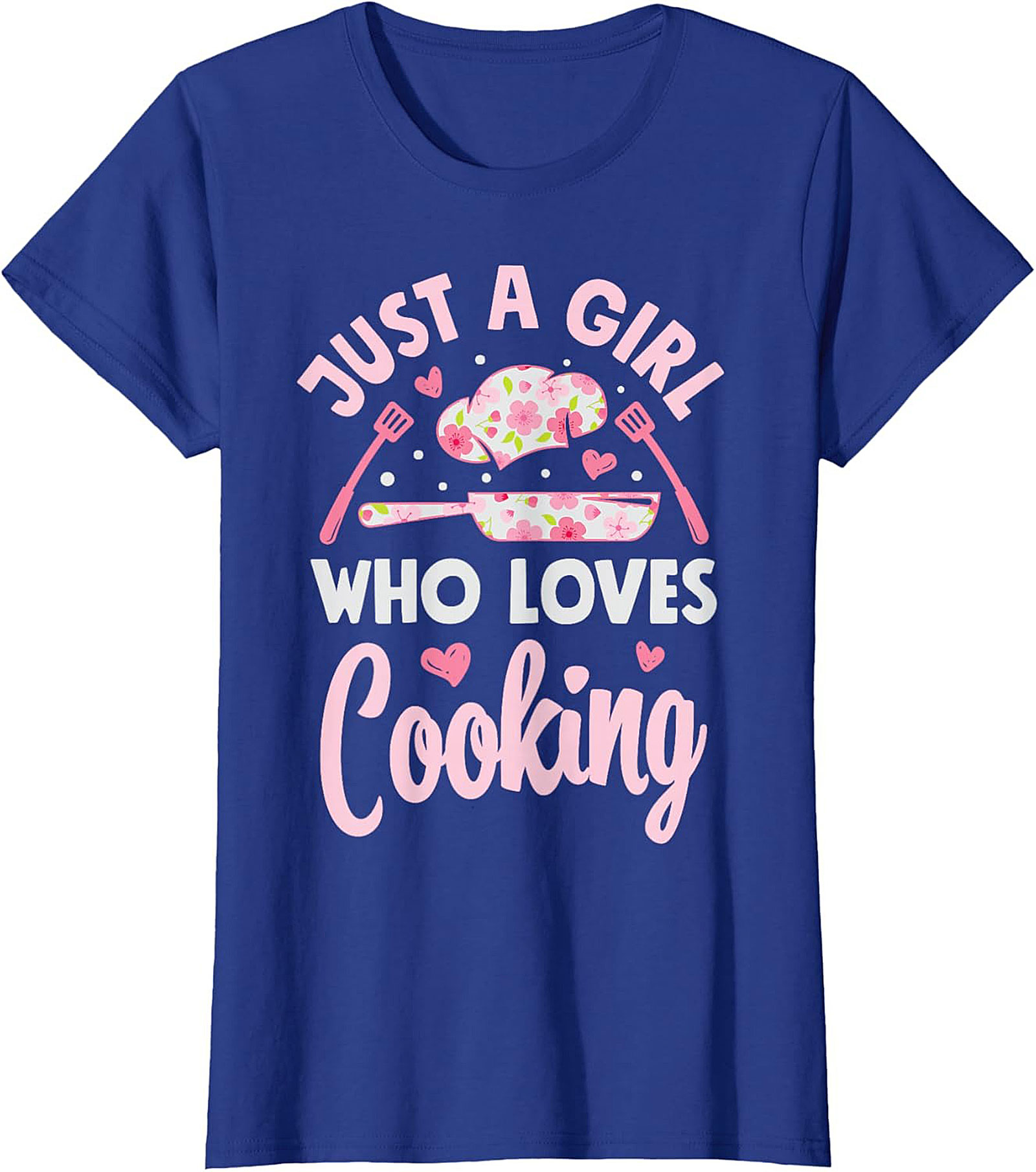 Girl Who Loves Cooking Graphic Tee Funny Chef Shirt Gift