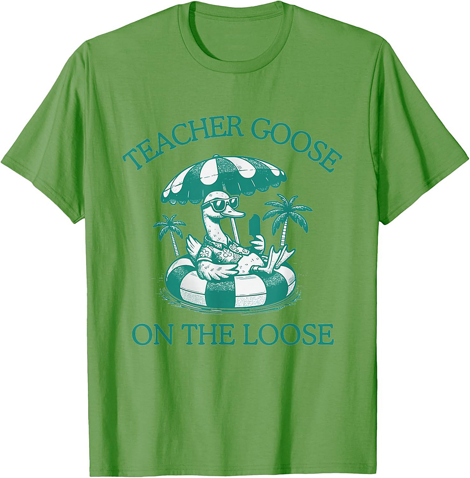 Teacher Goose On The Loose T-Shirt Funny Summer Gift