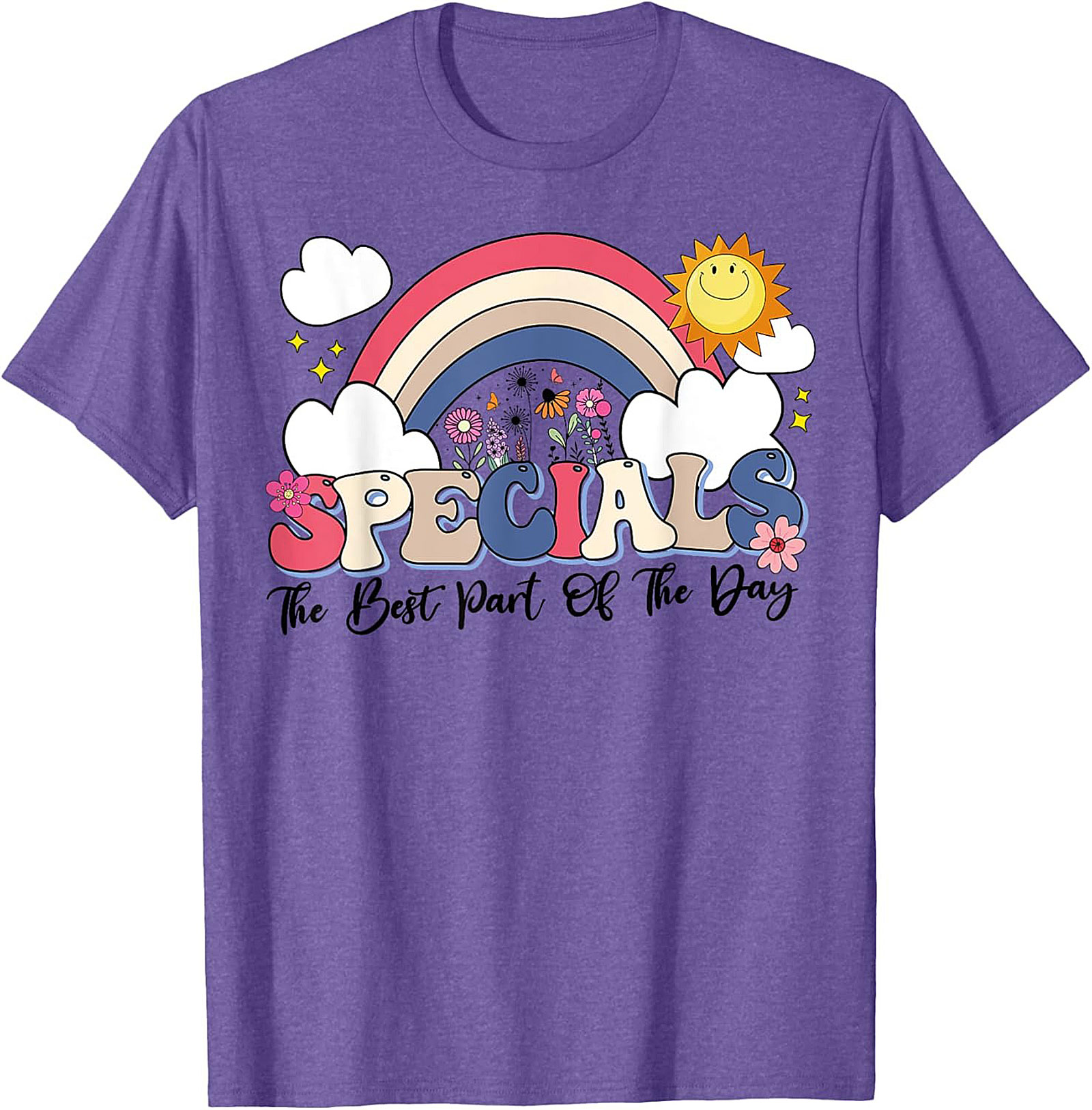 Groovy Specials Teacher T-shirt The Best Part of the Day Tee
