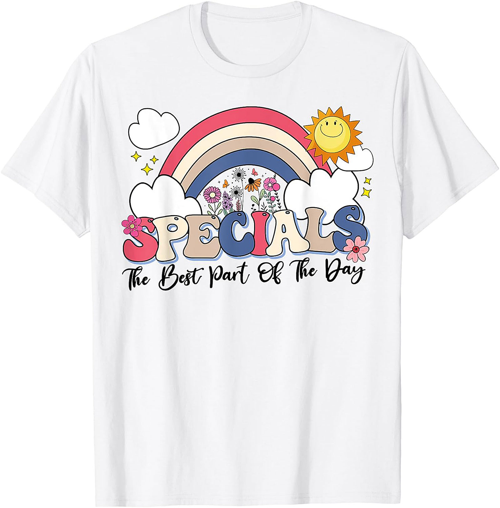 Groovy Specials Teacher T-shirt The Best Part of the Day Tee