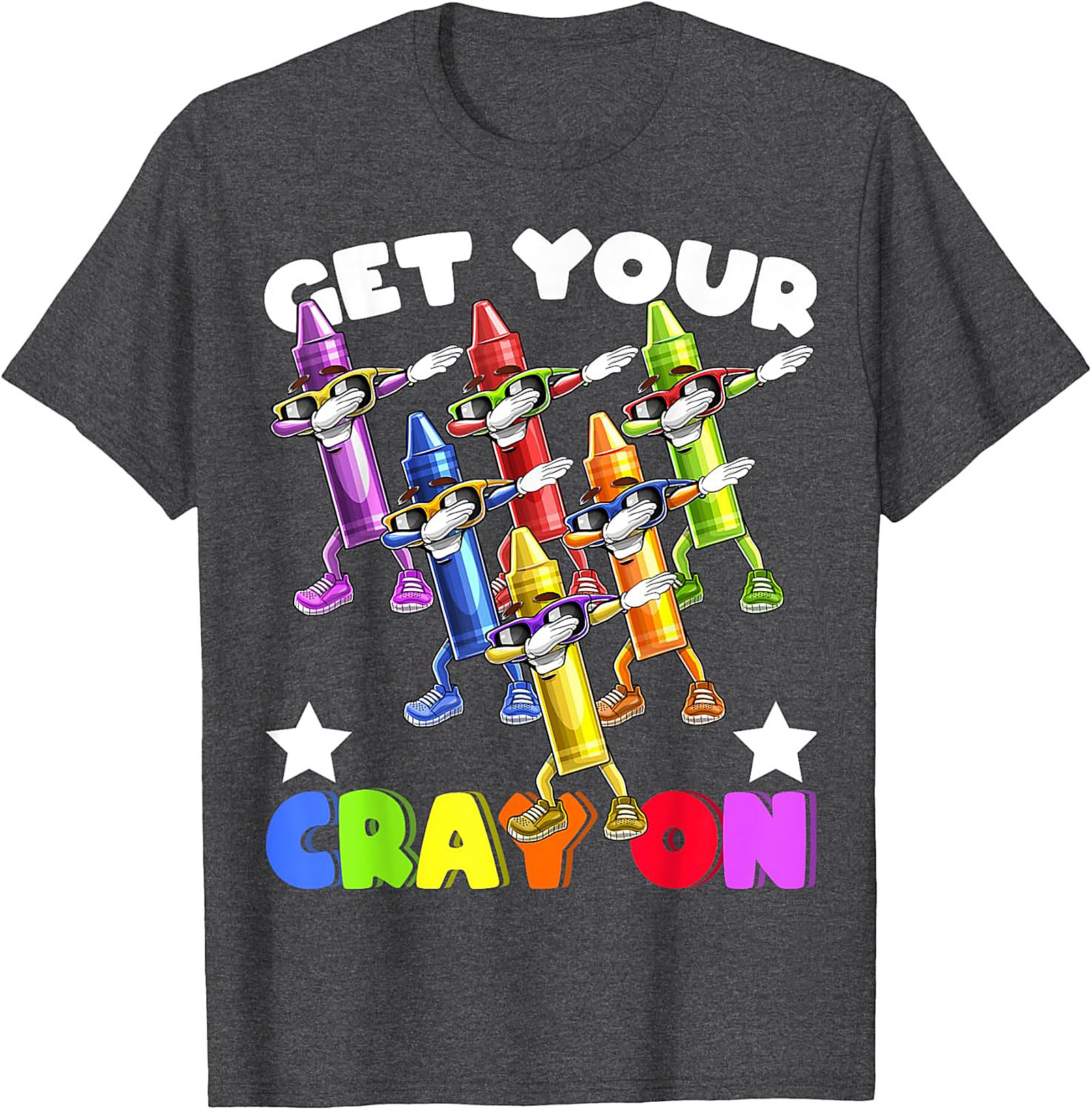 Get Your Crayon Dabbing Funny Graphic Tee | Back to School Unisex Shirt