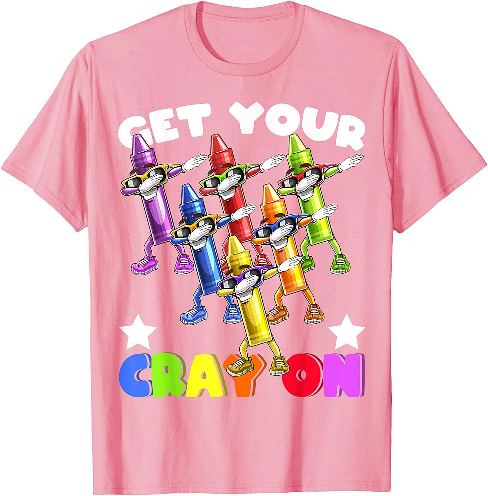 Get Your Crayon Dabbing Funny Graphic Tee | Back to School Unisex Shirt