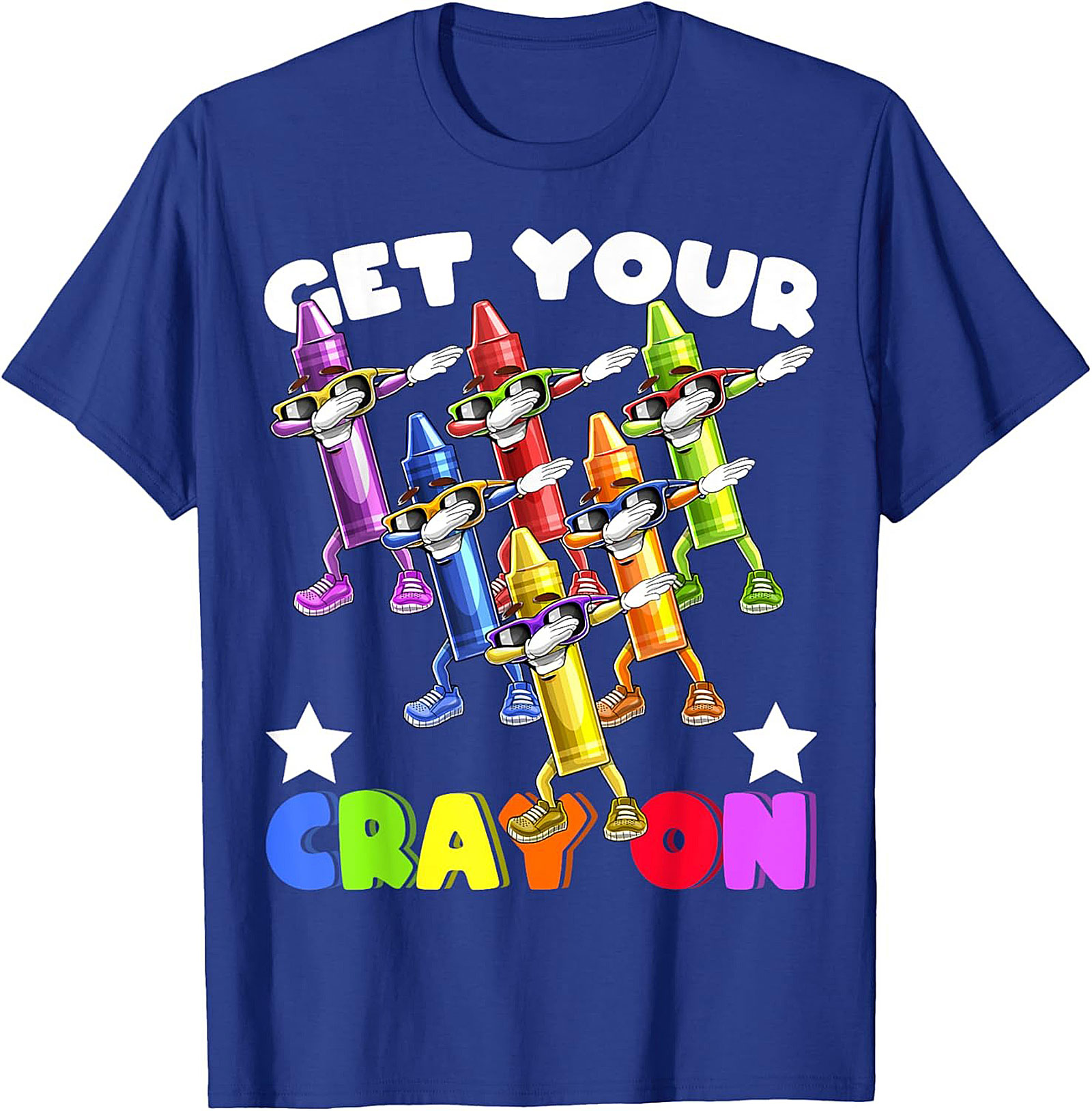 Get Your Crayon Dabbing Funny Graphic Tee | Back to School Unisex Shirt