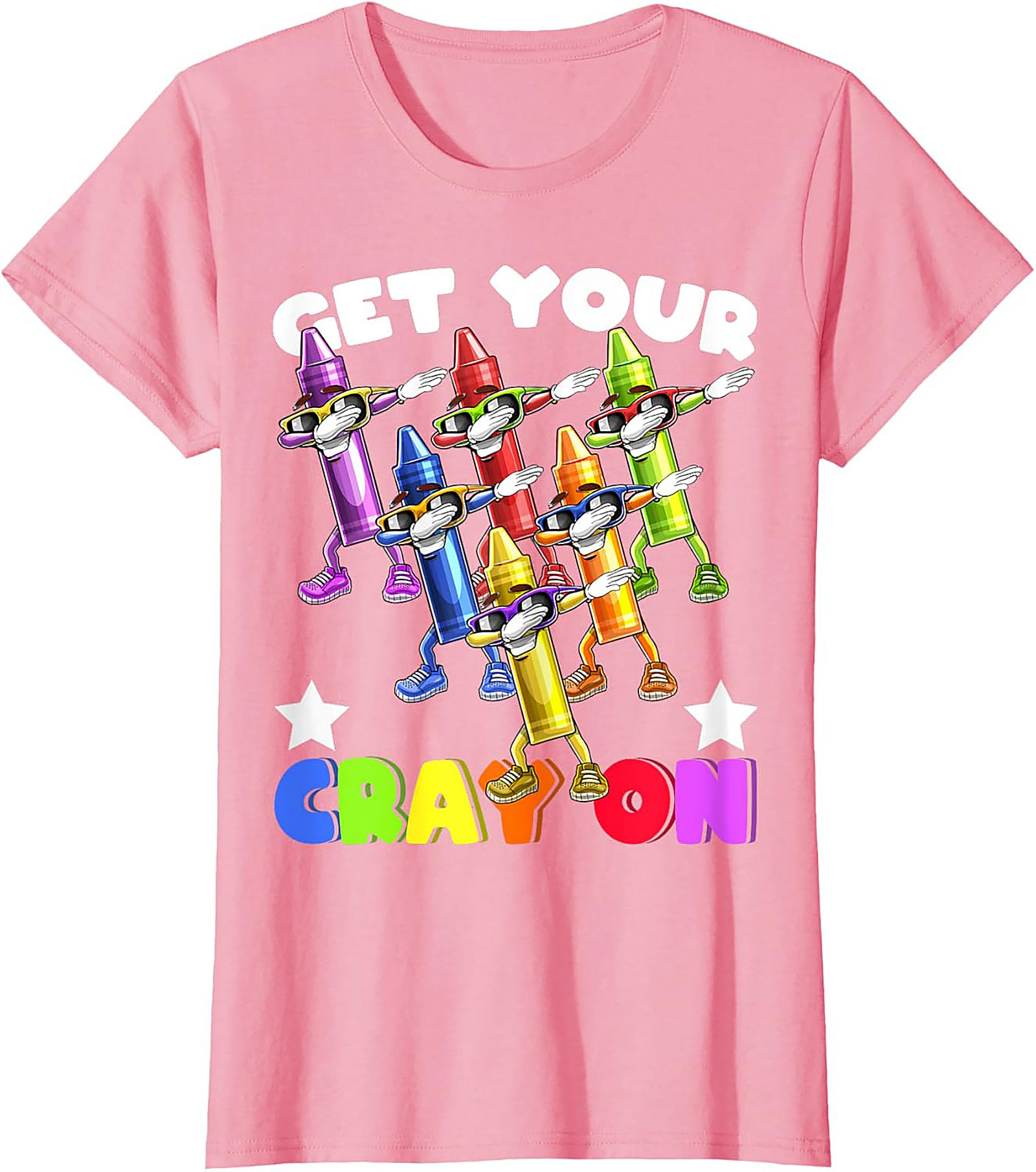Get Your Crayon Dabbing Funny Graphic Tee | Back to School Unisex Shirt