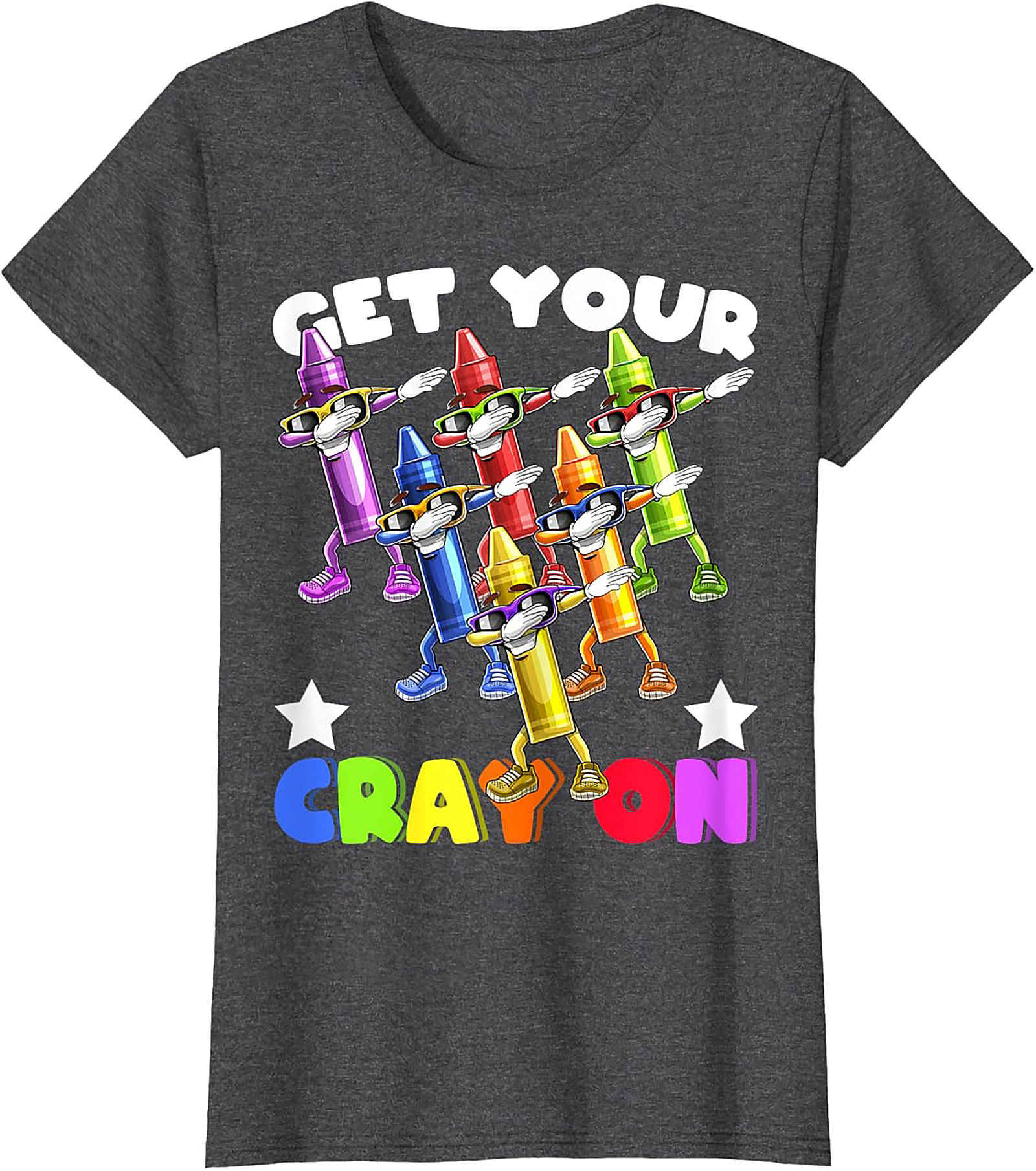 Get Your Crayon Dabbing Funny Graphic Tee | Back to School Unisex Shirt