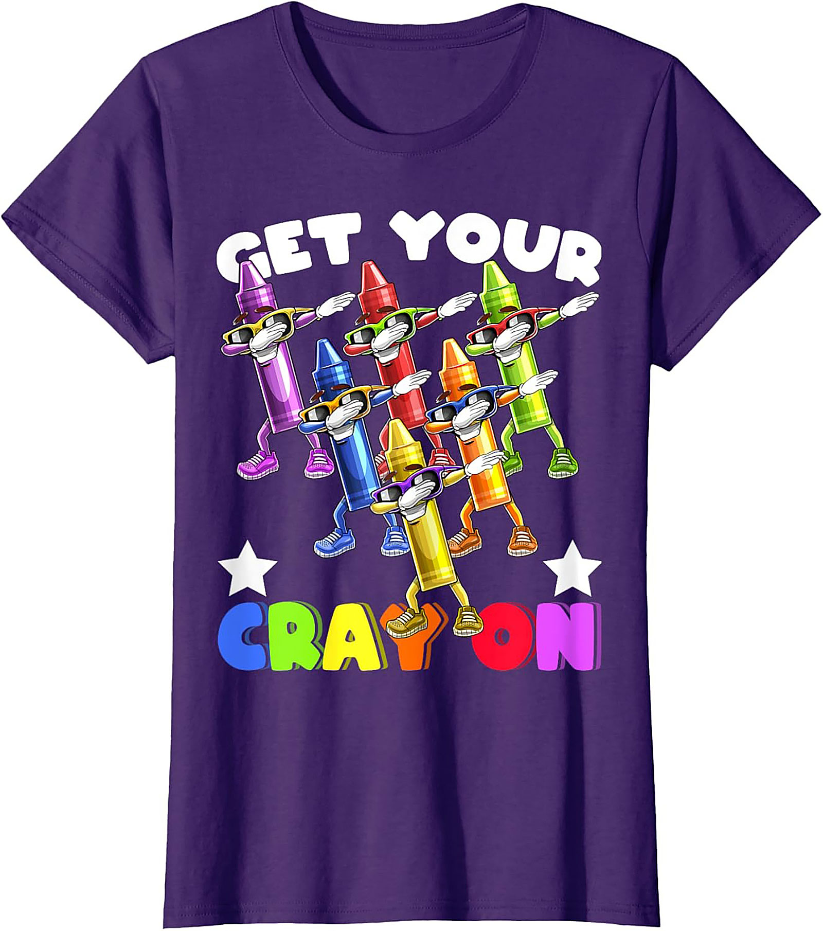 Get Your Crayon Dabbing Funny Graphic Tee | Back to School Unisex Shirt