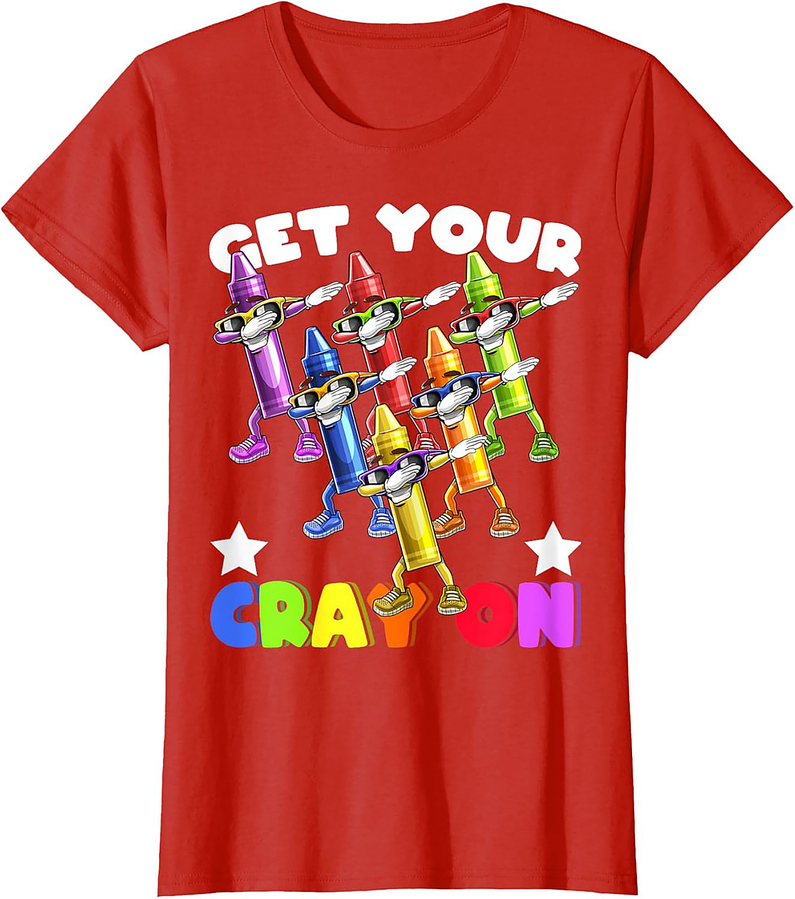 Get Your Crayon Dabbing Funny Graphic Tee | Back to School Unisex Shirt