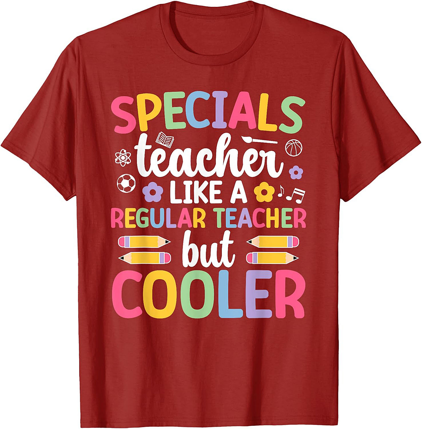  Specials Teacher But Cooler Funny Graphic Tee Gift