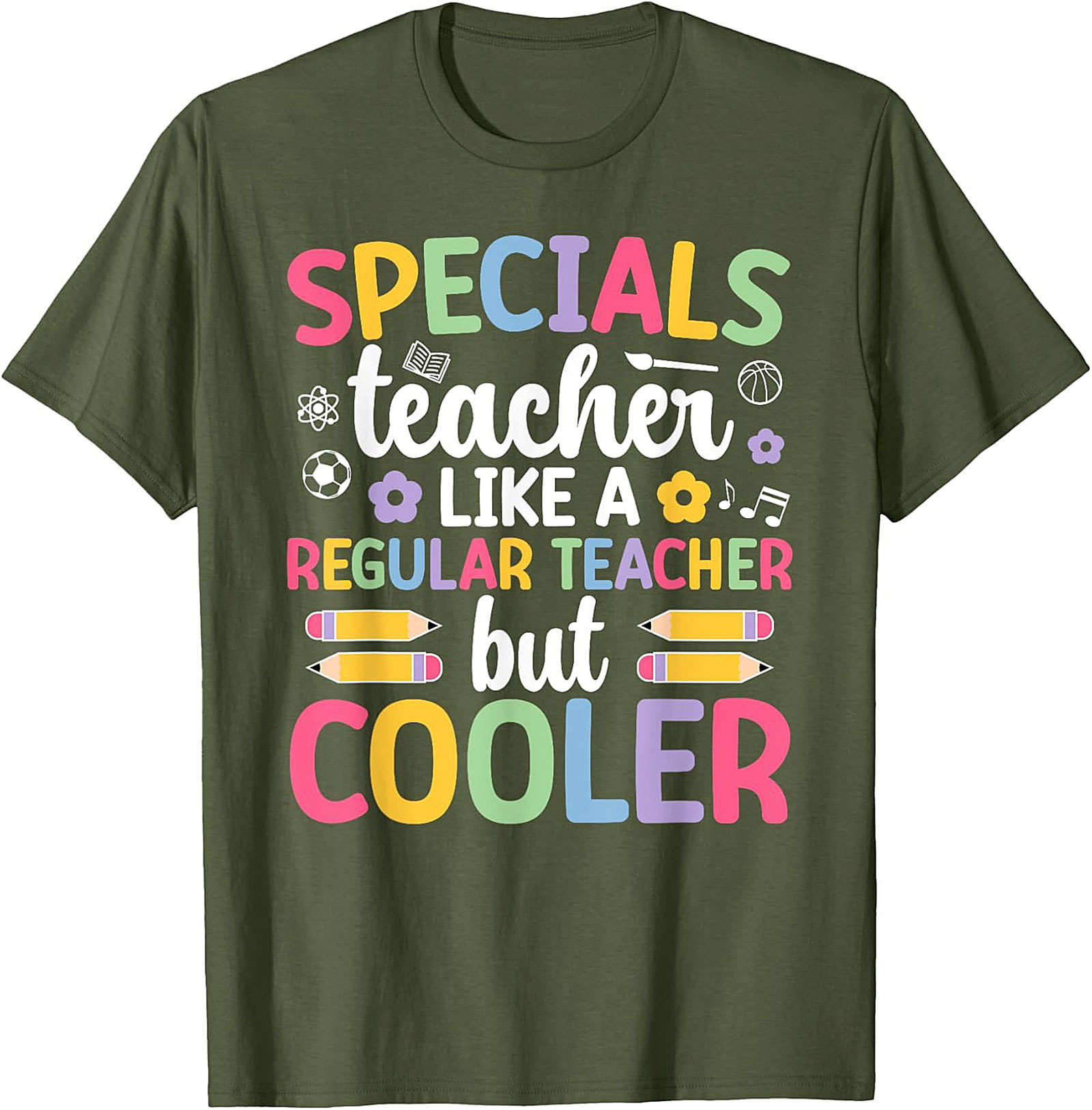  Specials Teacher But Cooler Funny Graphic Tee Gift