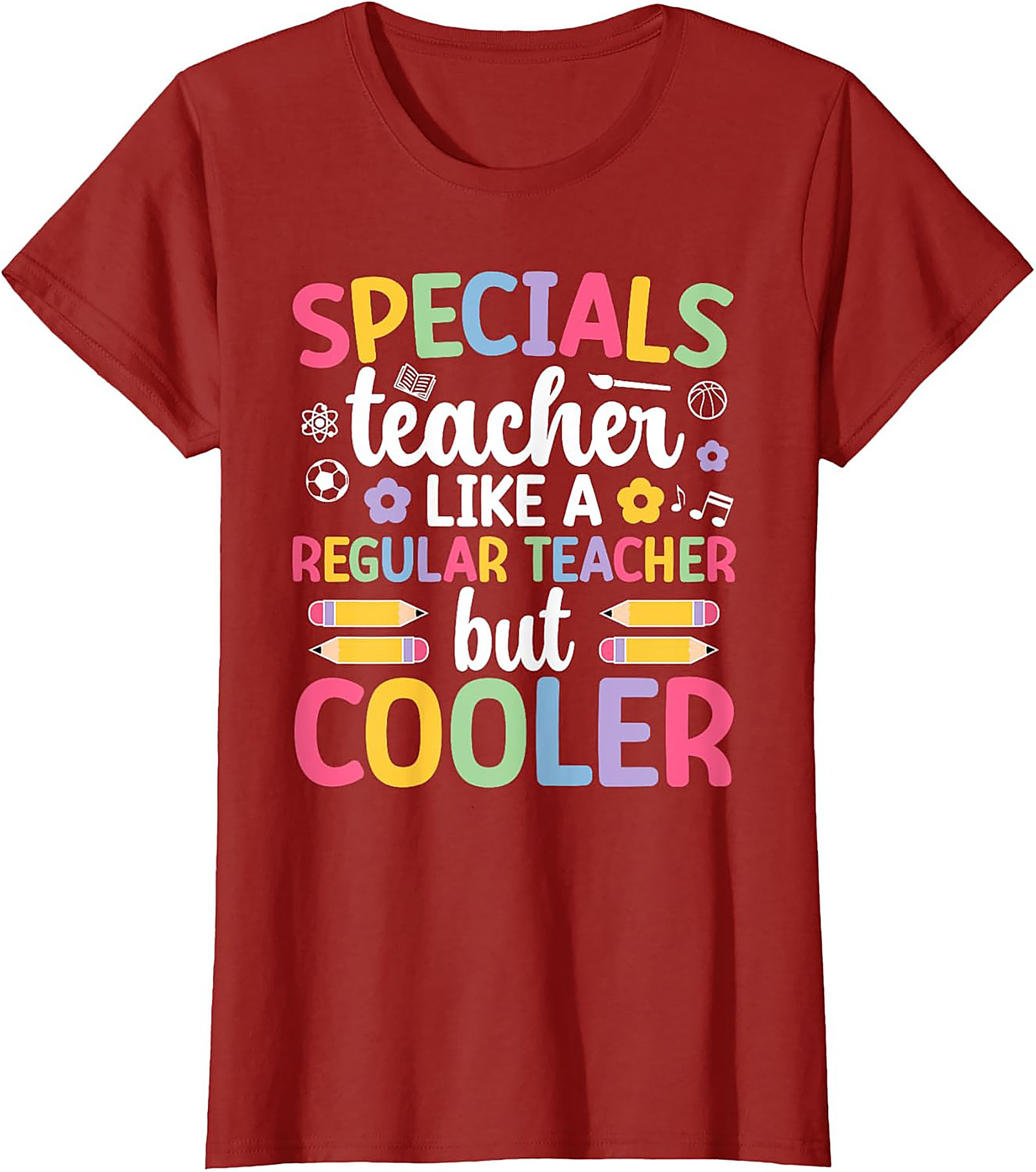  Specials Teacher But Cooler Funny Graphic Tee Gift