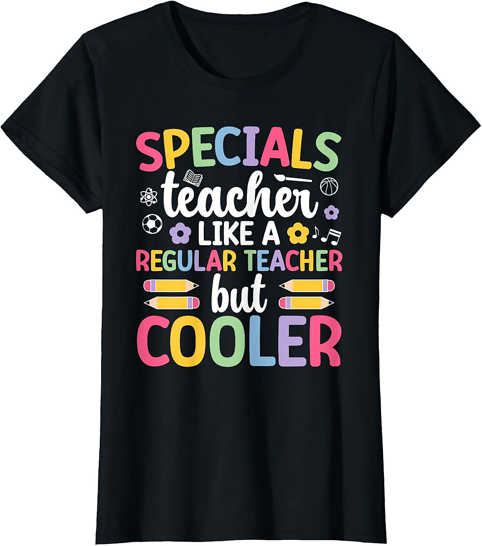 Specials Teacher But Cooler Funny Graphic Tee Gift