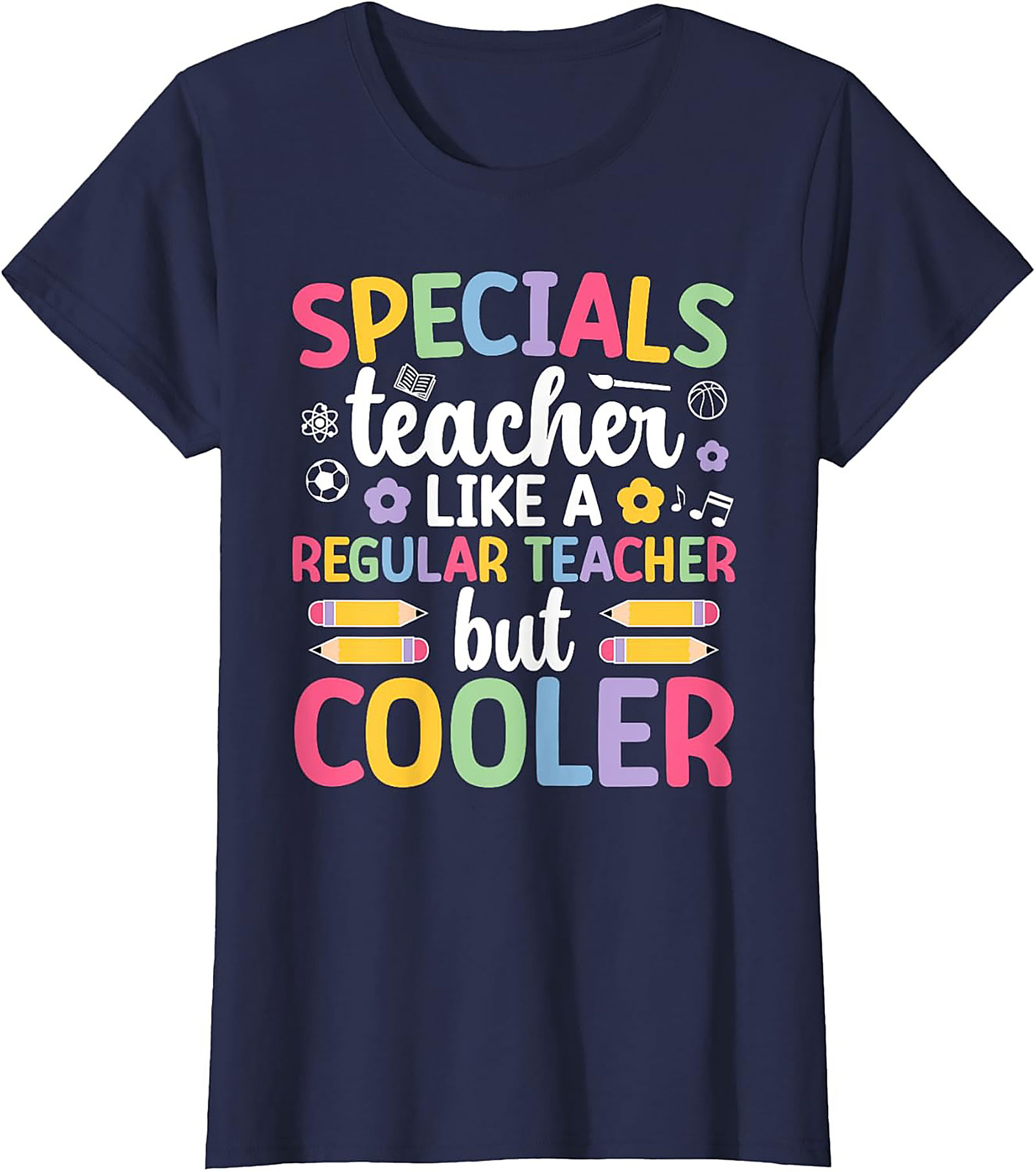  Specials Teacher But Cooler Funny Graphic Tee Gift