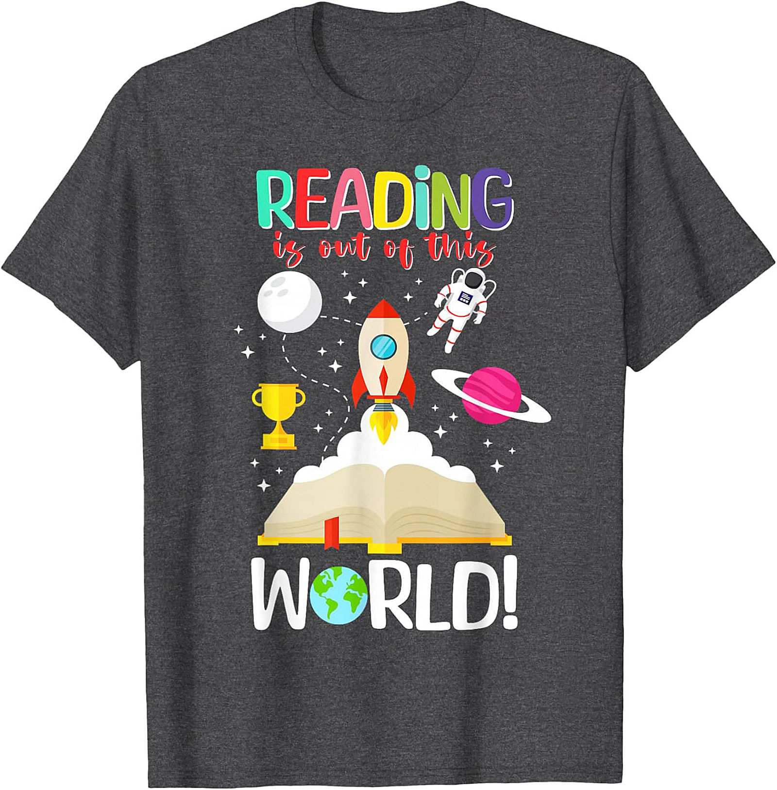Reading is Out of This World T-shirt | Book Lovers Graphic Tee