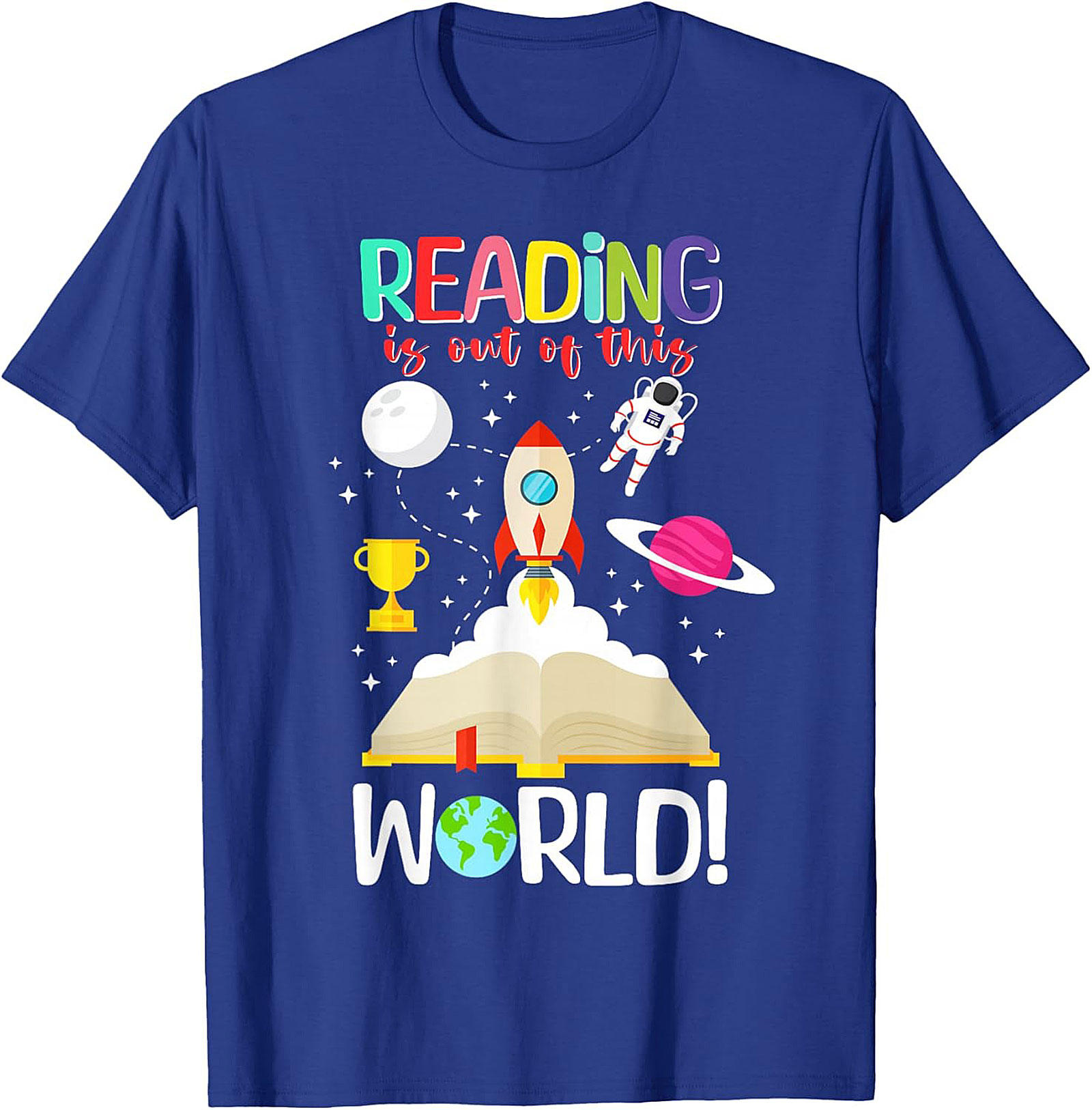 Reading is Out of This World T-shirt | Book Lovers Graphic Tee