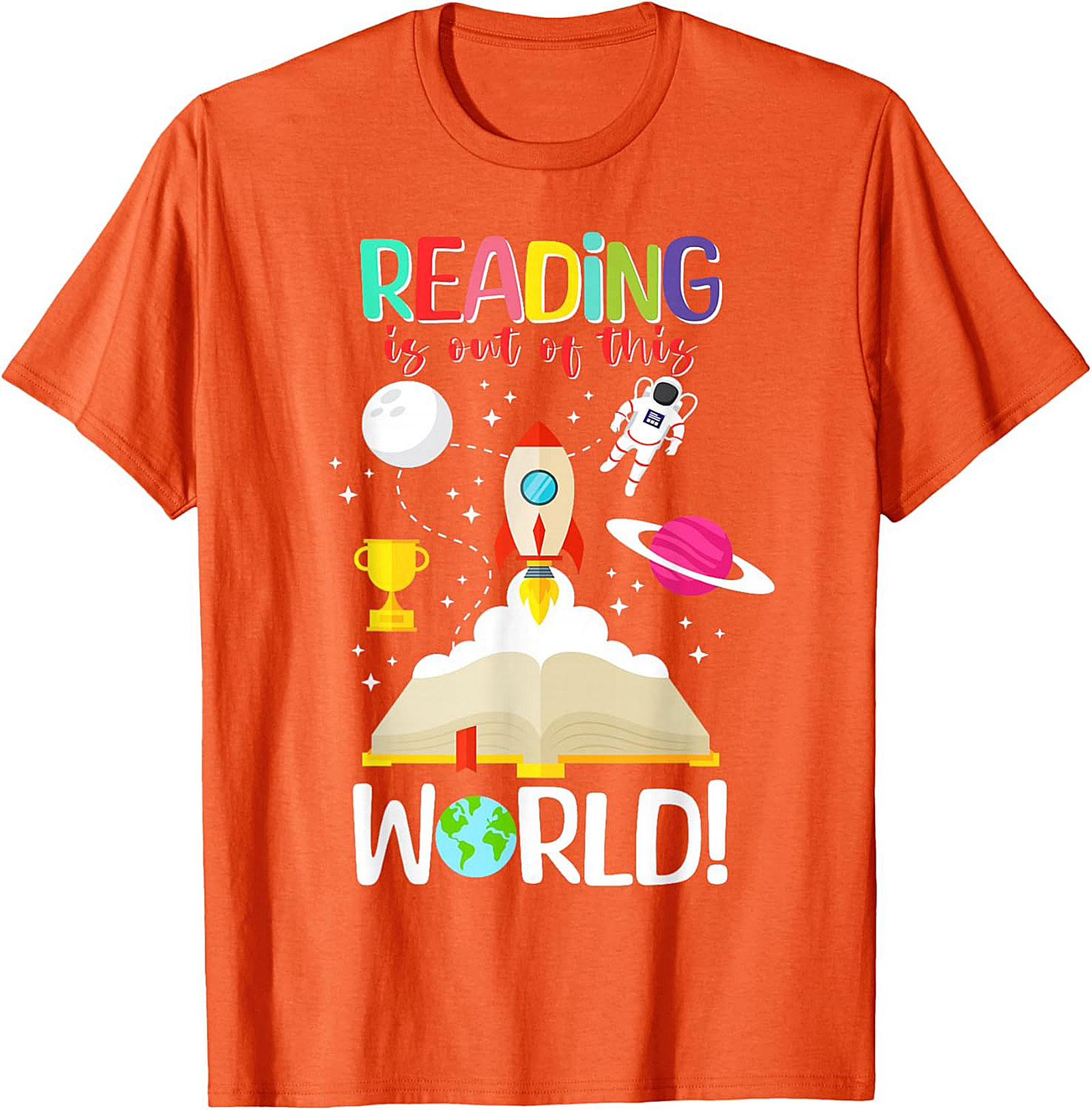 Reading is Out of This World T-shirt | Book Lovers Graphic Tee
