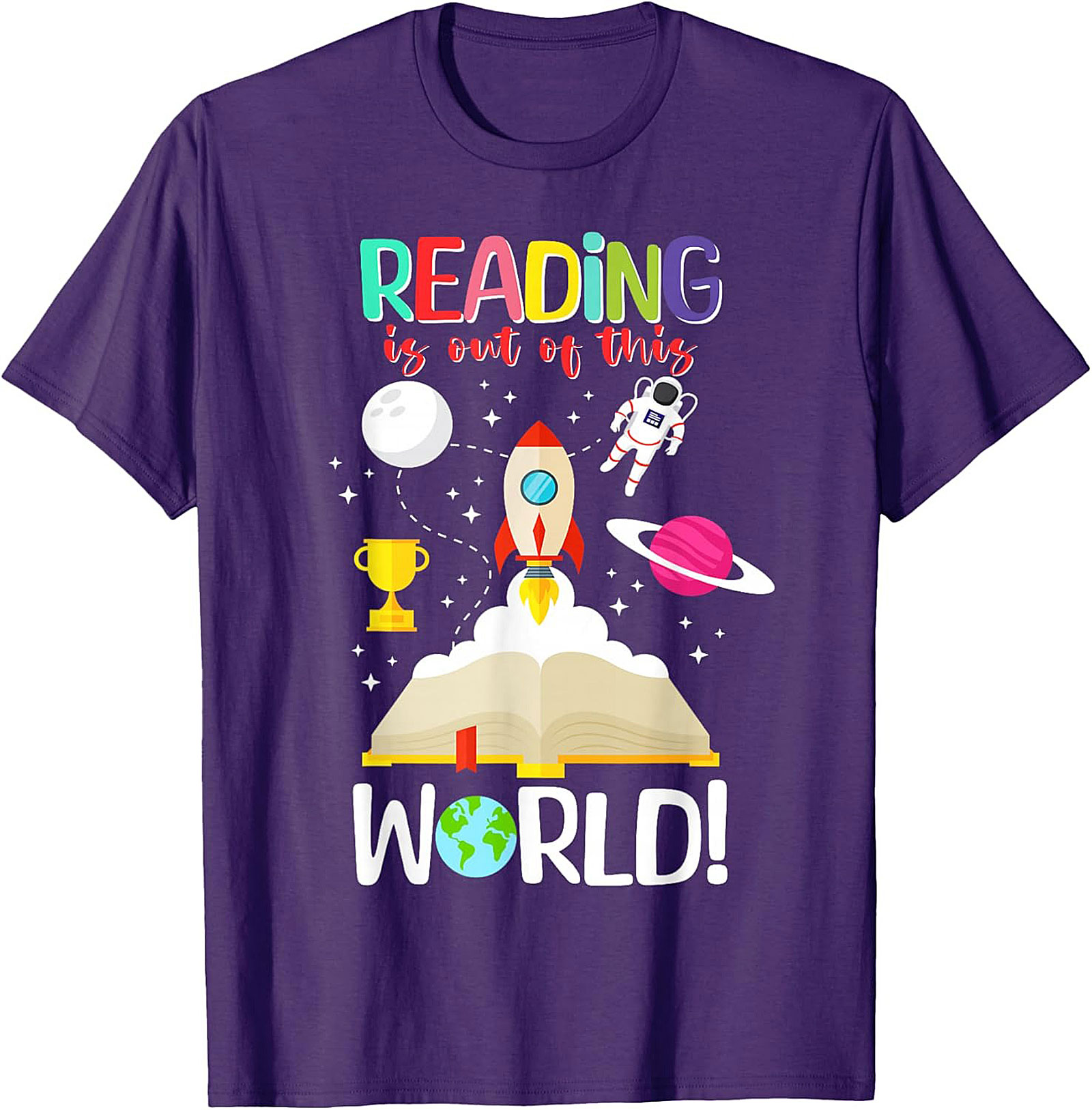 Reading is Out of This World T-shirt | Book Lovers Graphic Tee