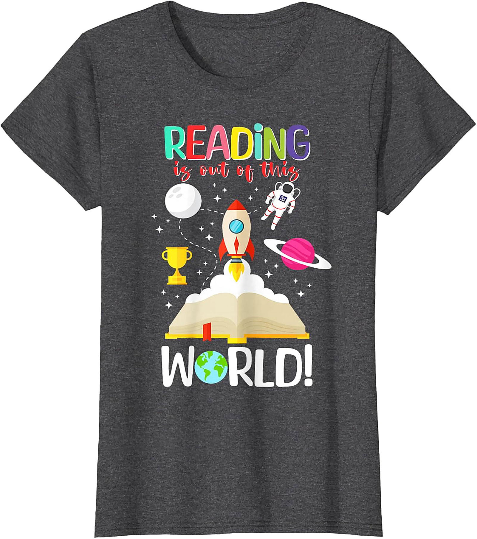 Reading is Out of This World T-shirt | Book Lovers Graphic Tee
