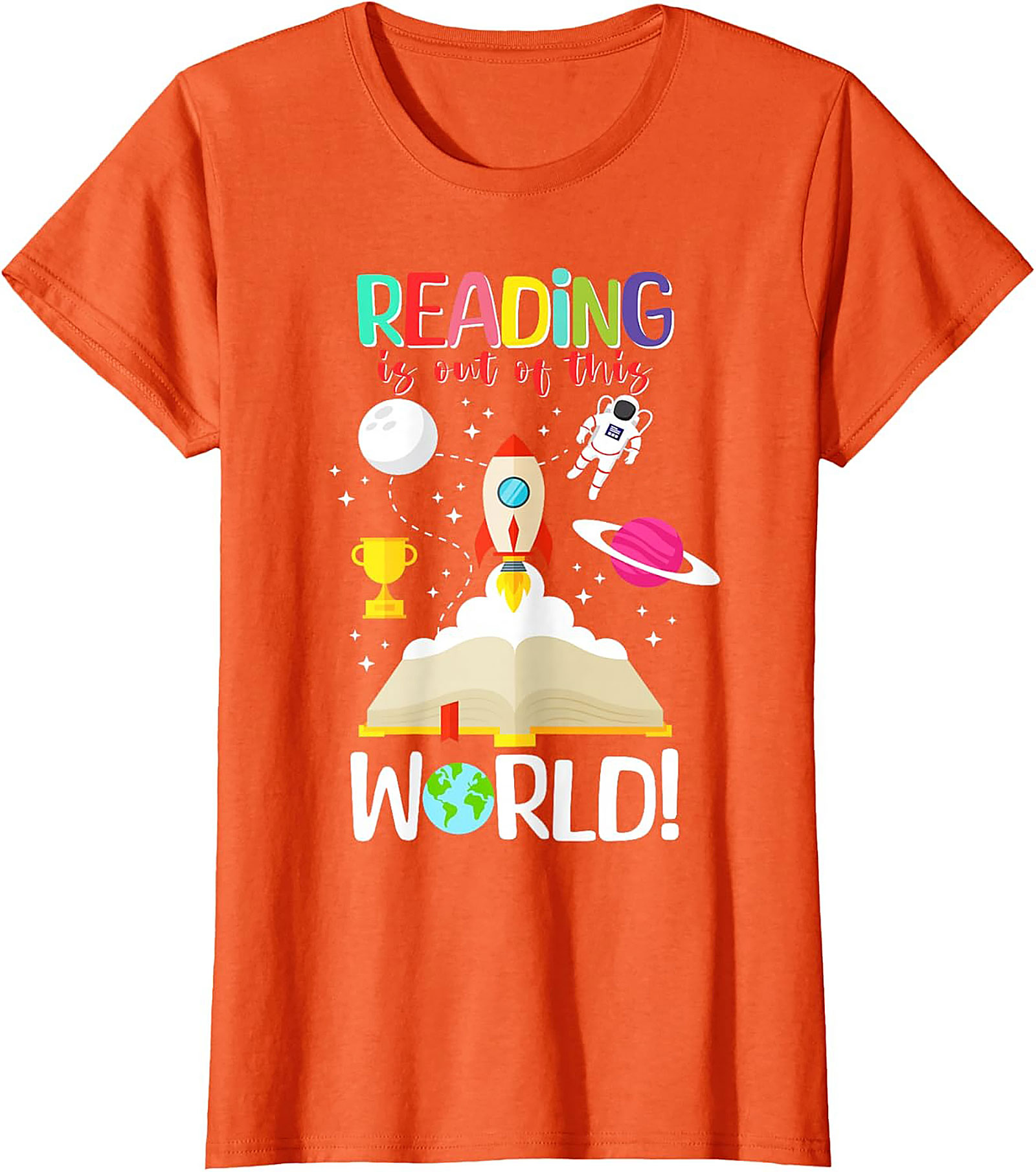 Reading is Out of This World T-shirt | Book Lovers Graphic Tee
