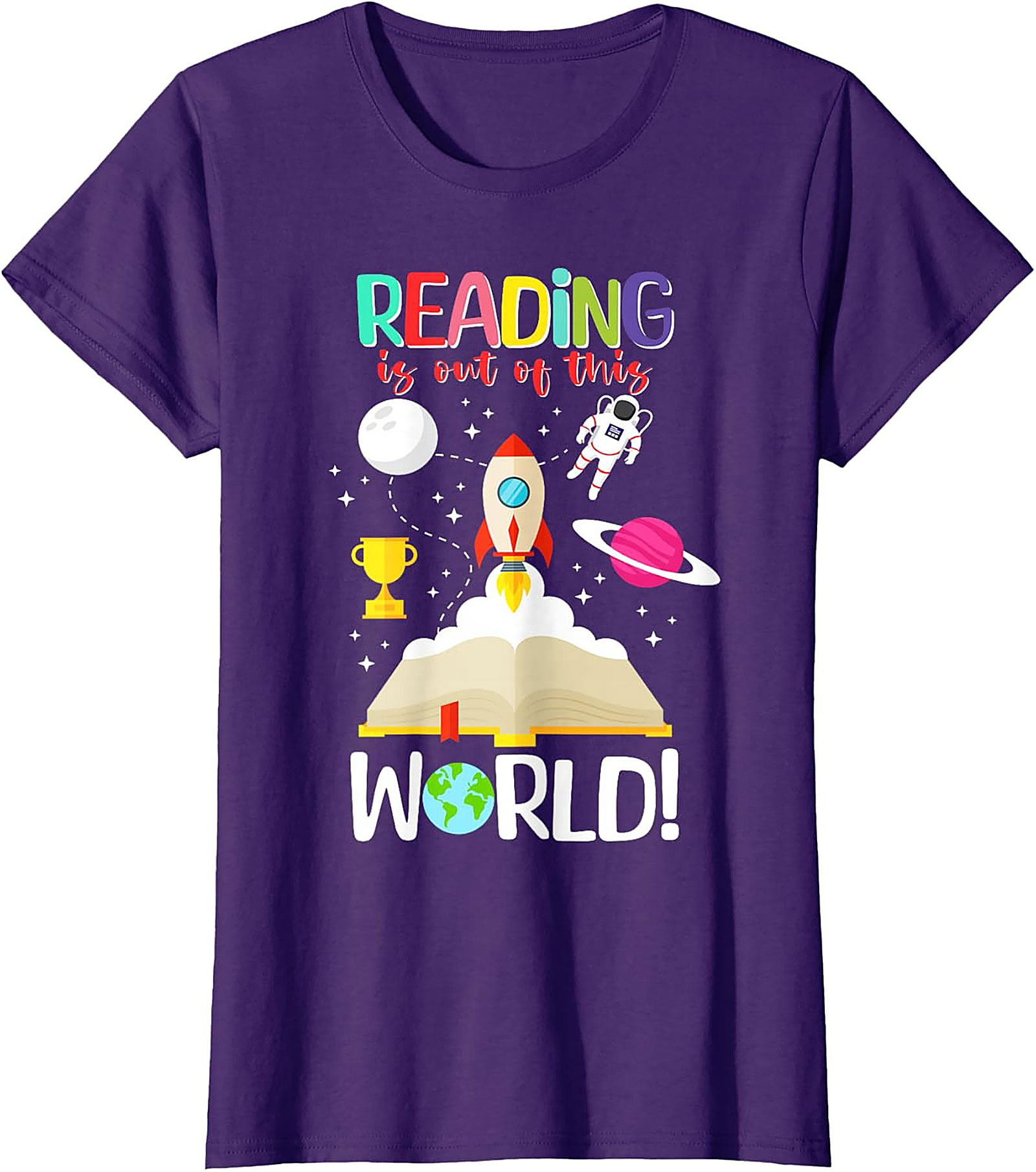 Reading is Out of This World T-shirt | Book Lovers Graphic Tee