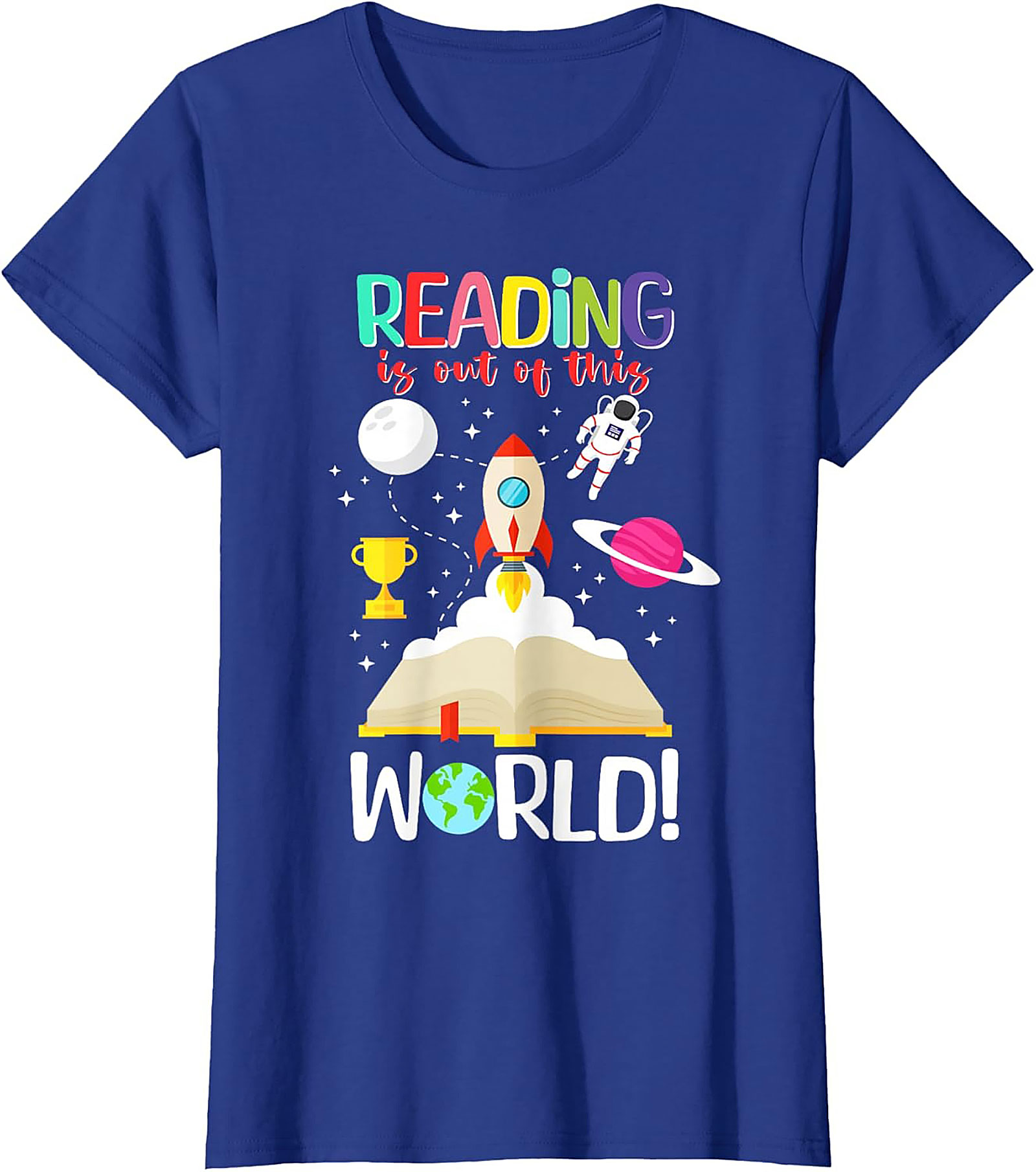 Reading is Out of This World T-shirt | Book Lovers Graphic Tee