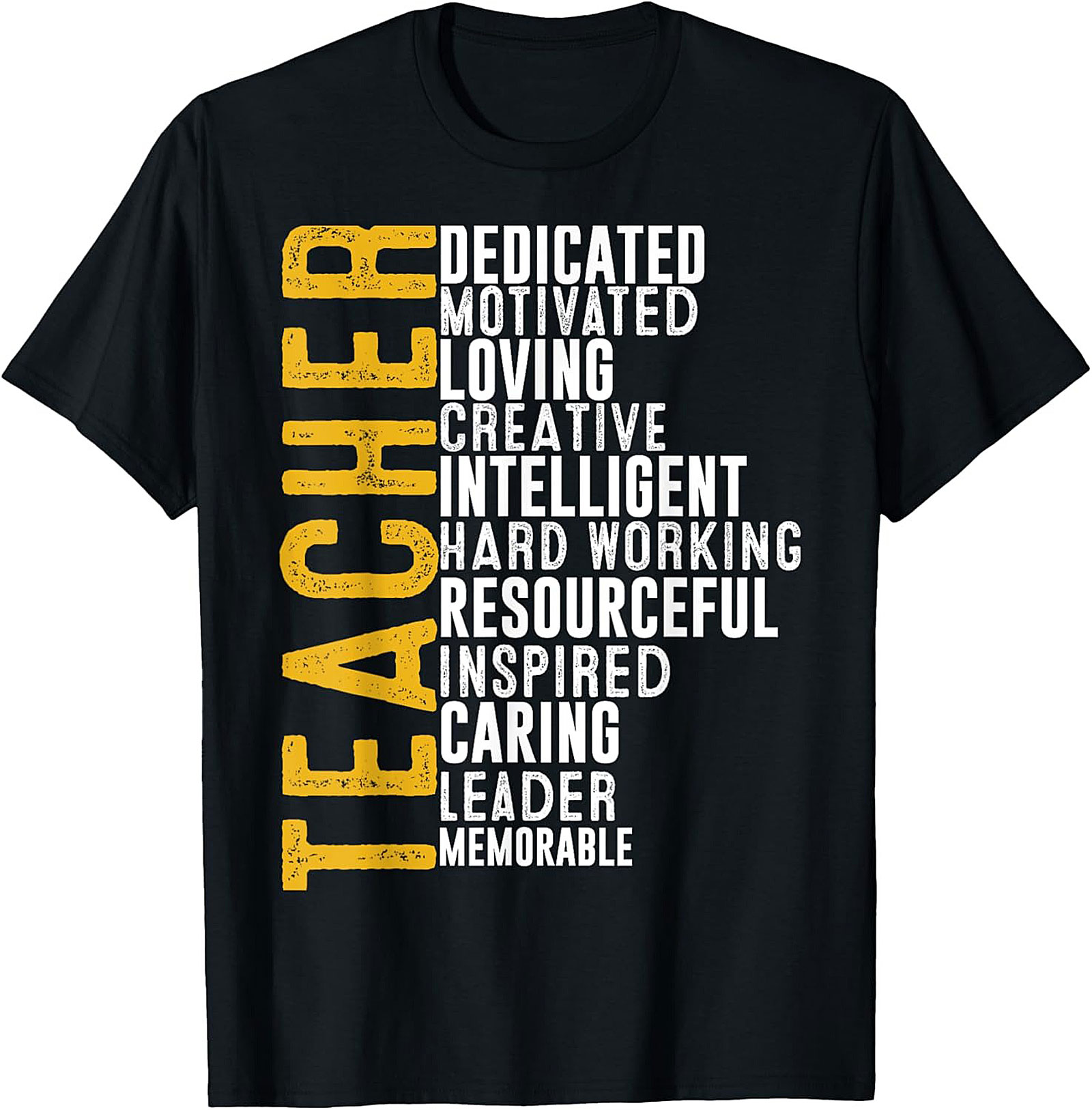 Teacher Acronym Graphic Tee Soft Cotton Unisex Shirt