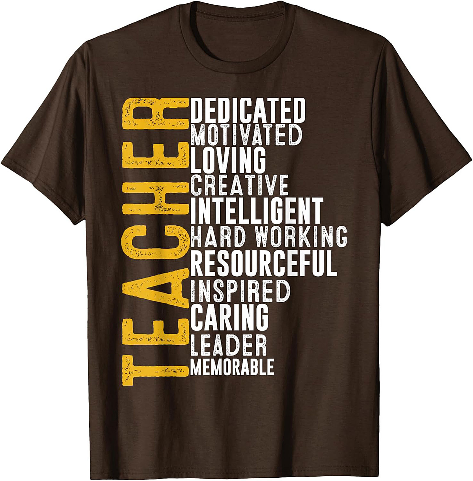 Teacher Acronym Graphic Tee Soft Cotton Unisex Shirt