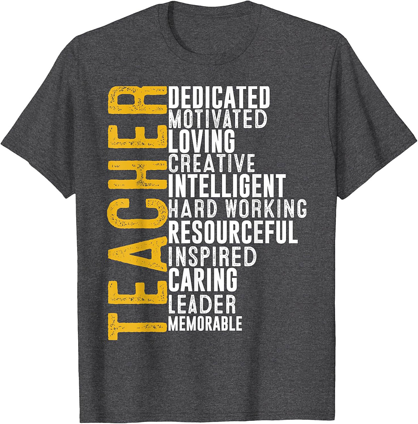 Teacher Acronym Graphic Tee Soft Cotton Unisex Shirt