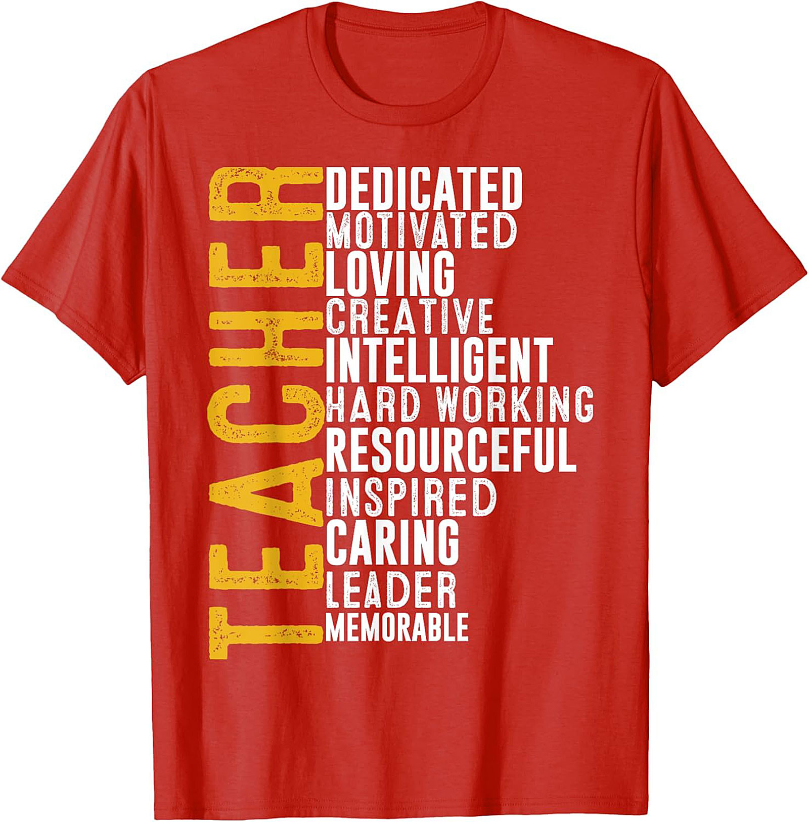 Teacher Acronym Graphic Tee Soft Cotton Unisex Shirt