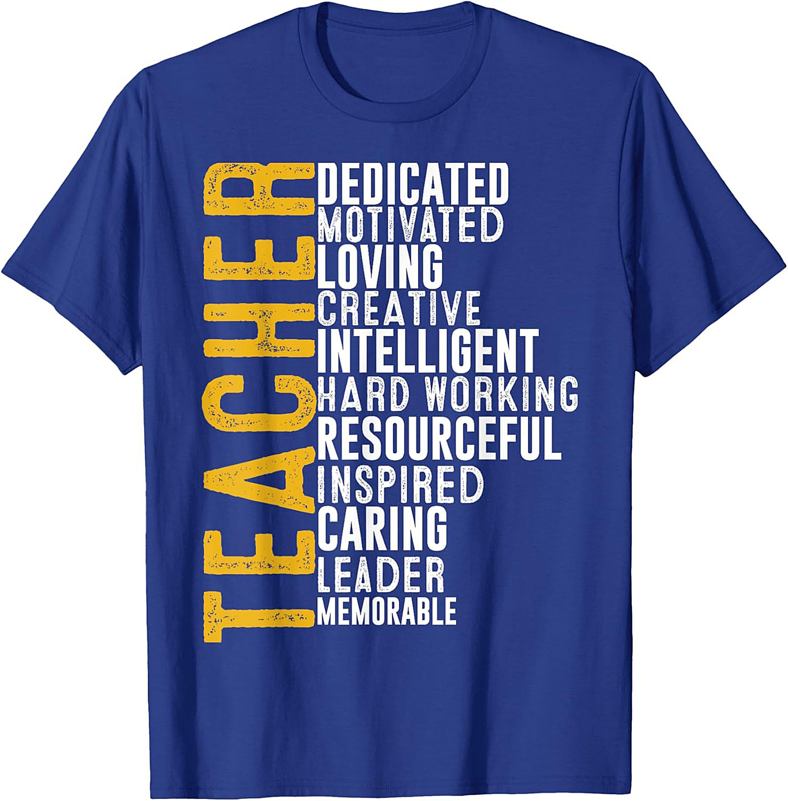 Teacher Acronym Graphic Tee Soft Cotton Unisex Shirt