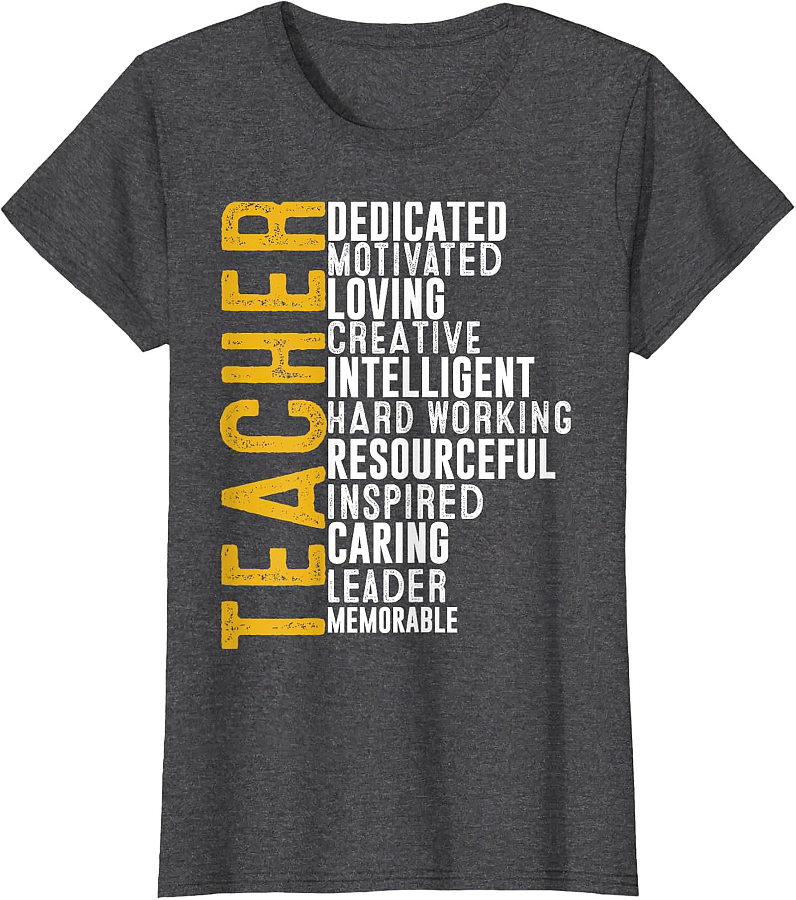 Teacher Acronym Graphic Tee Soft Cotton Unisex Shirt