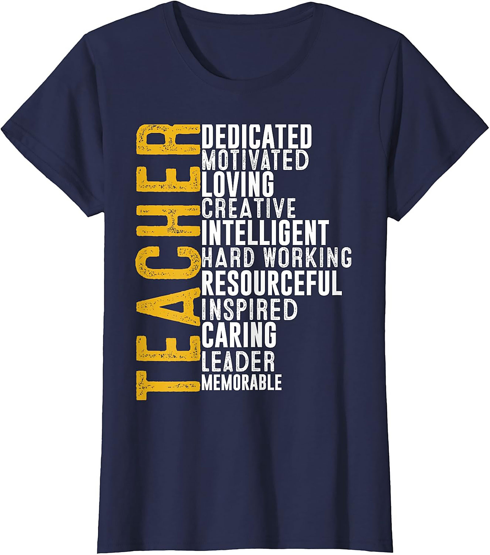Teacher Acronym Graphic Tee Soft Cotton Unisex Shirt