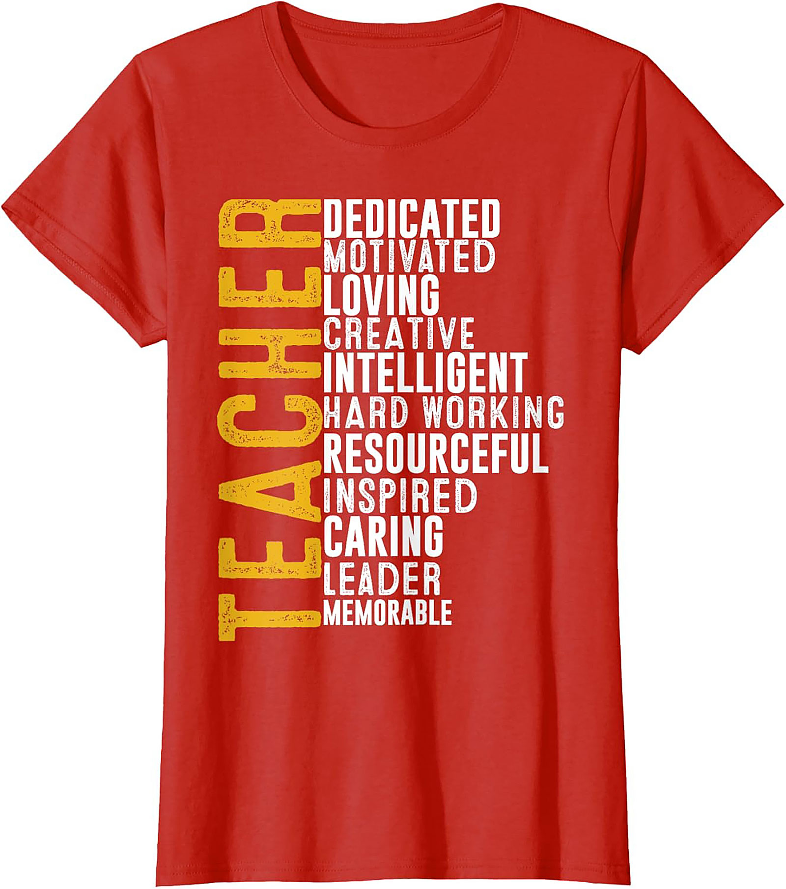 Teacher Acronym Graphic Tee Soft Cotton Unisex Shirt