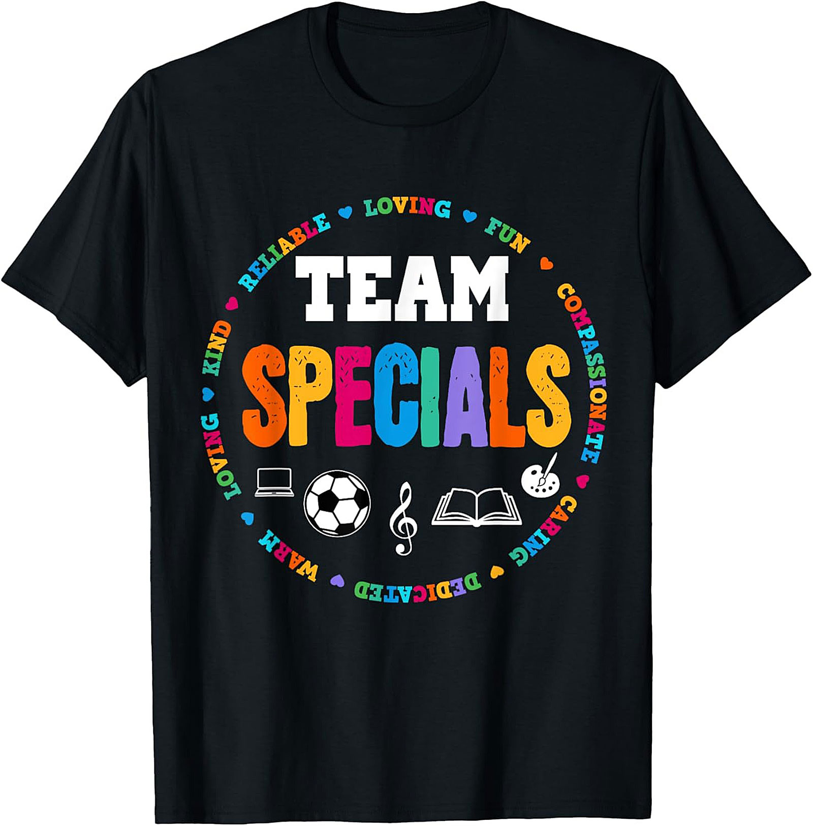 Team Specials Teacher T-shirt Fun School Staff Tee