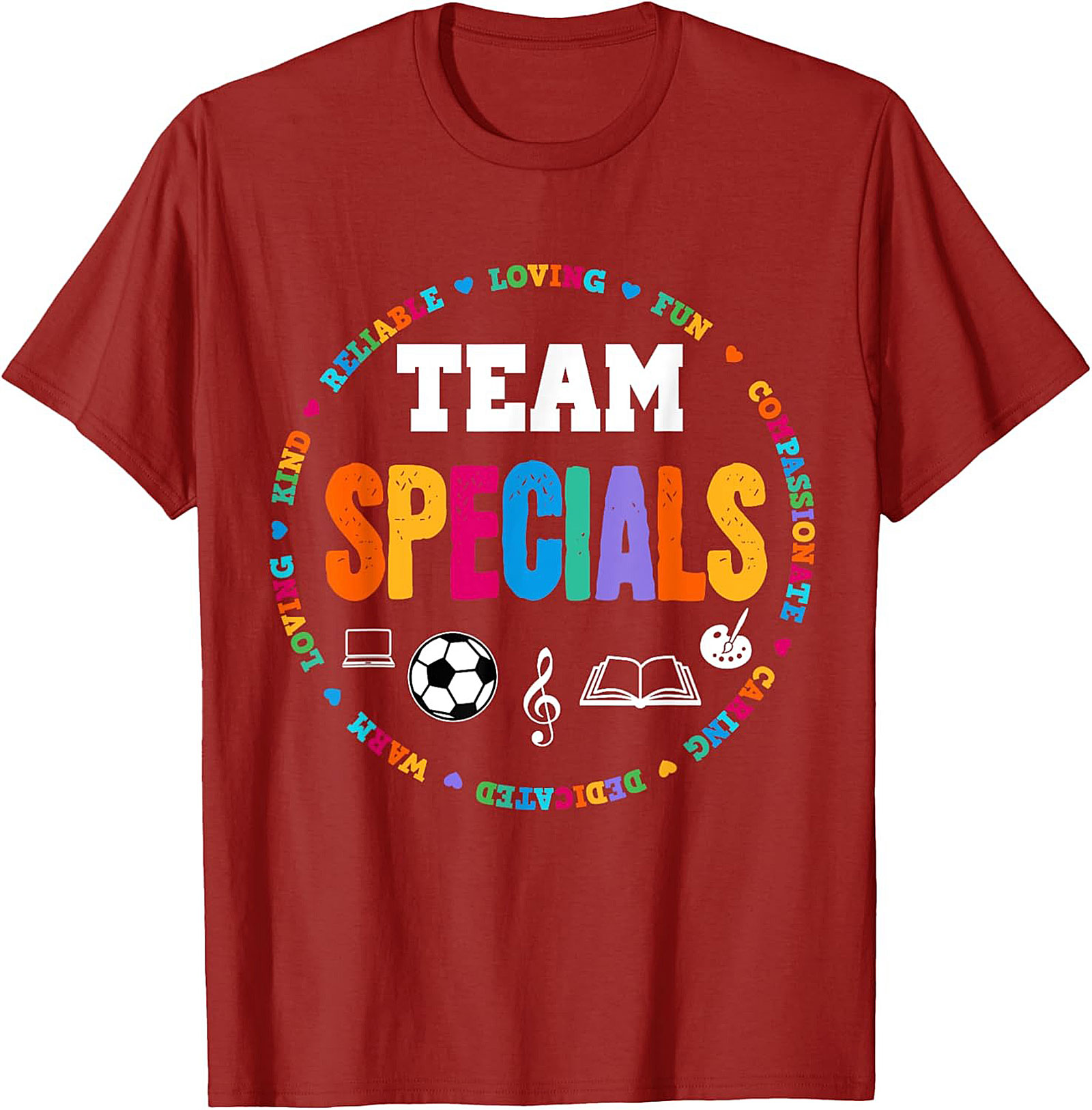  Team Specials Teacher T-shirt Fun School Staff Tee