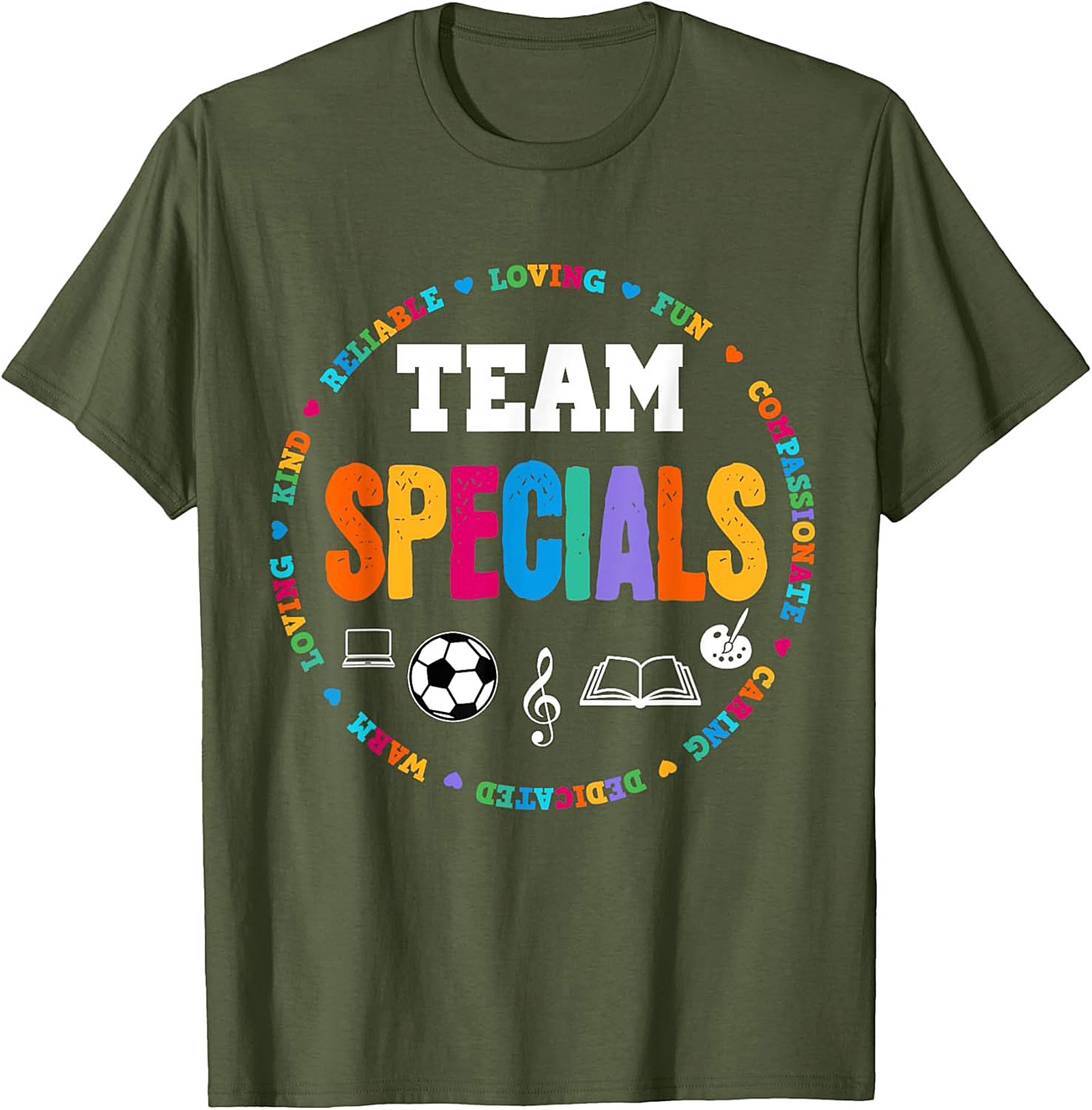  Team Specials Teacher T-shirt Fun School Staff Tee